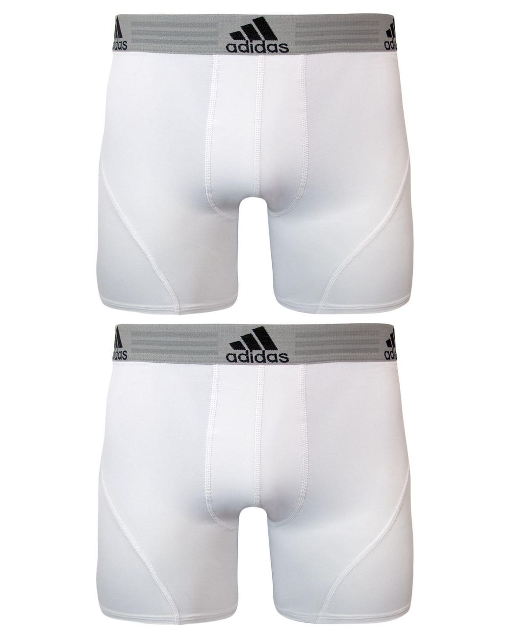 adidas Men's 2-pk. Climalite Performance Boxer Briefs in White for Men |  Lyst