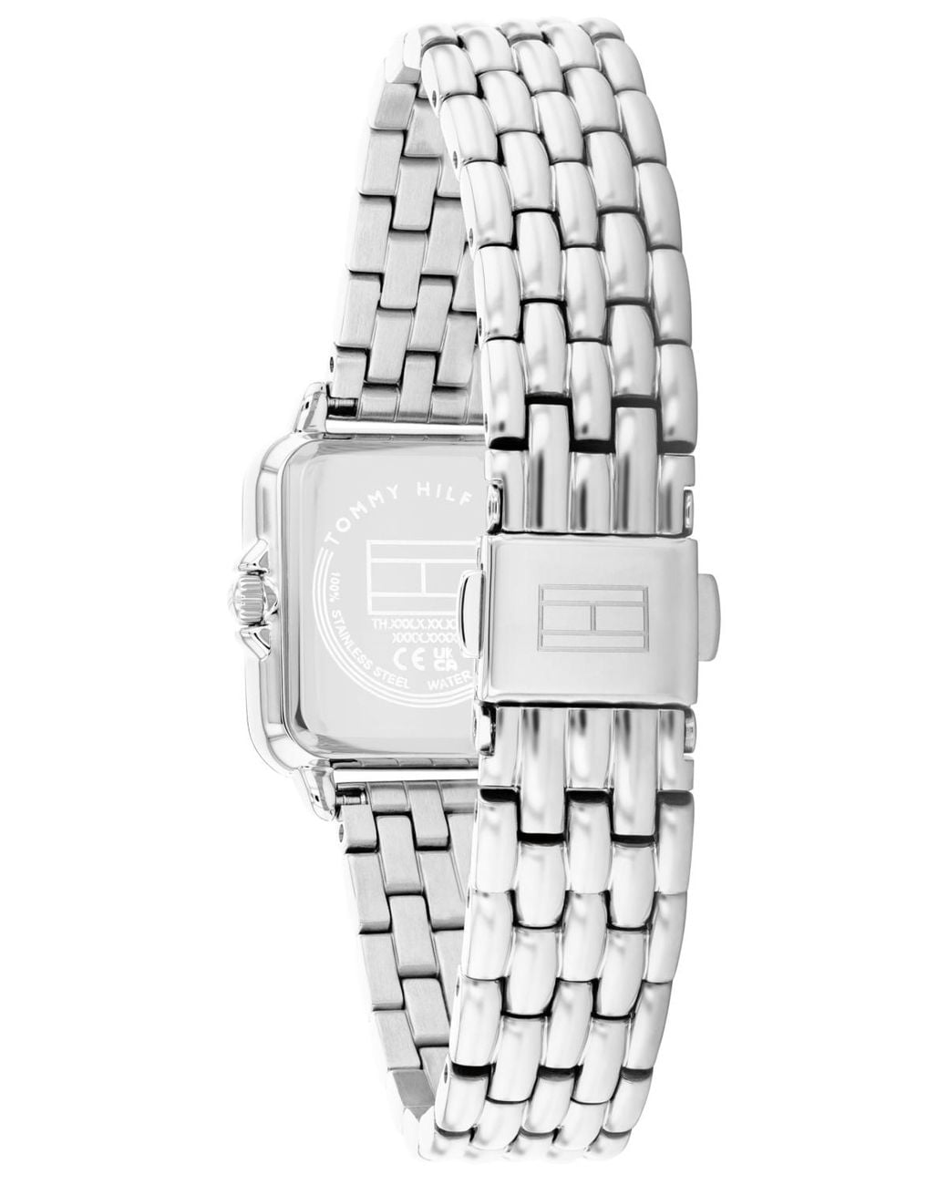 Tommy Hilfiger White Quartz Tone Stainless Steel Bracelet Watch