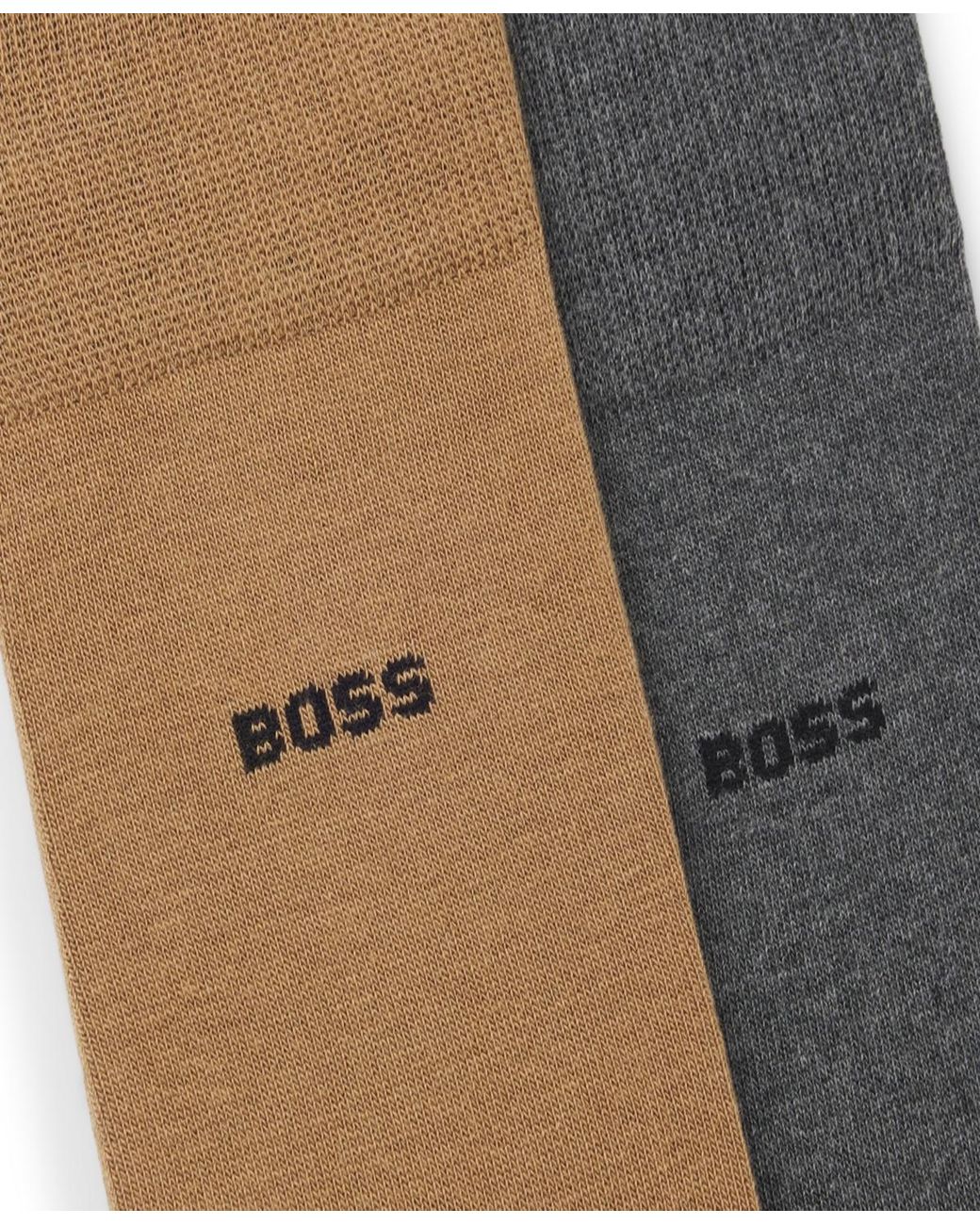 Boss Natural Crew Solid Socks for men