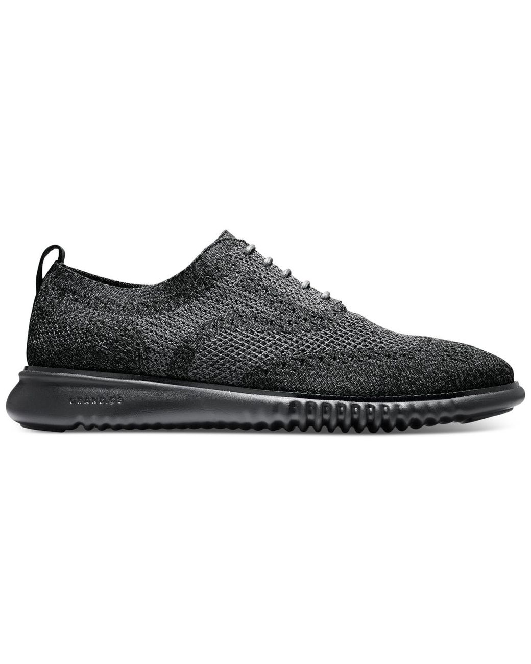 Cole Haan Black 2.zerogrand Stitchlite Oxford Shoes for men