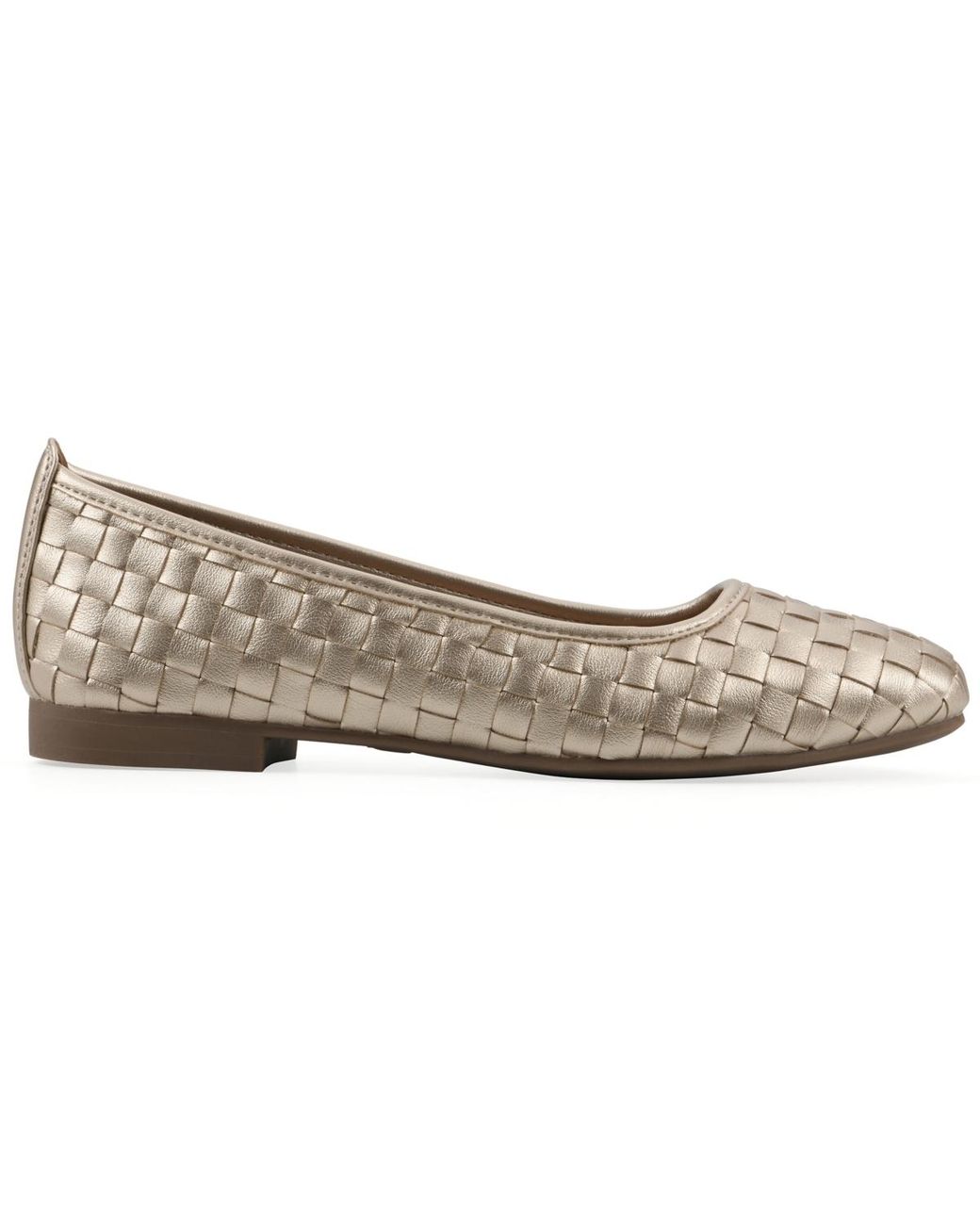 White Mountain Gray Boccie Ballet Flat