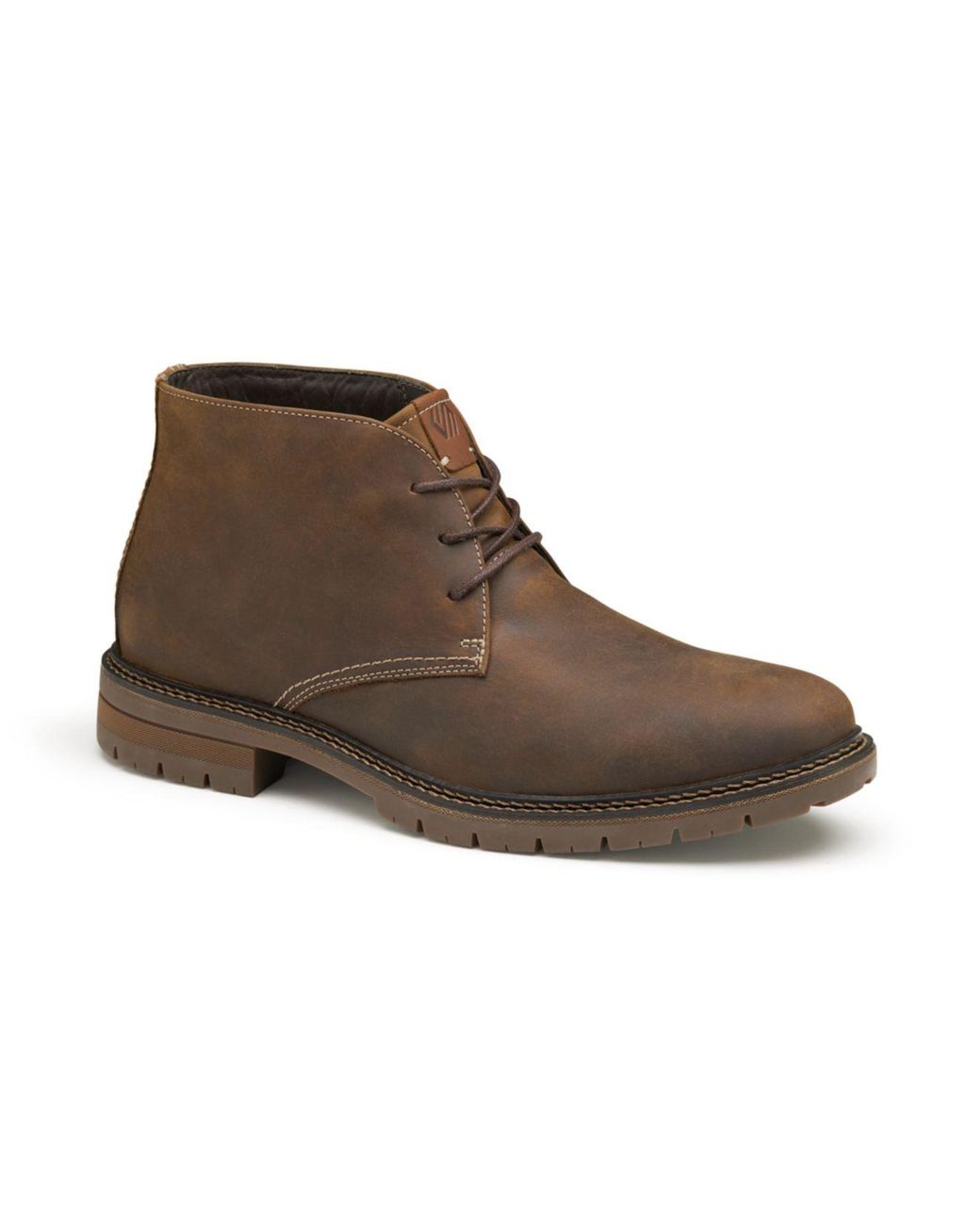 Johnston & Murphy Leather Kipton Chukka Boots in Brown for Men | Lyst