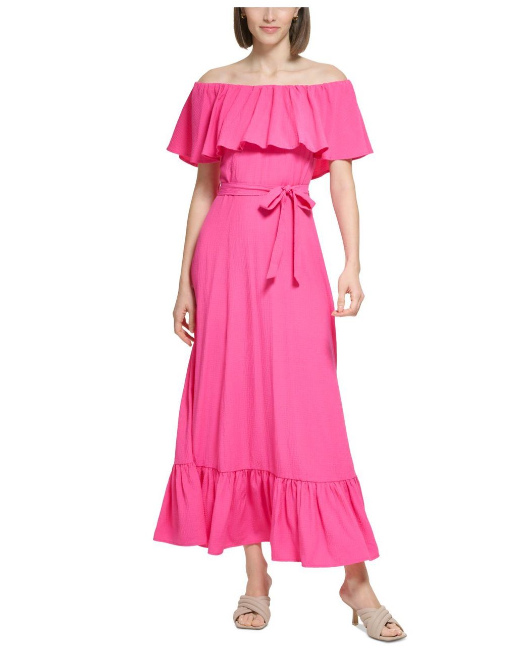 Calvin klein sales hibiscus dress