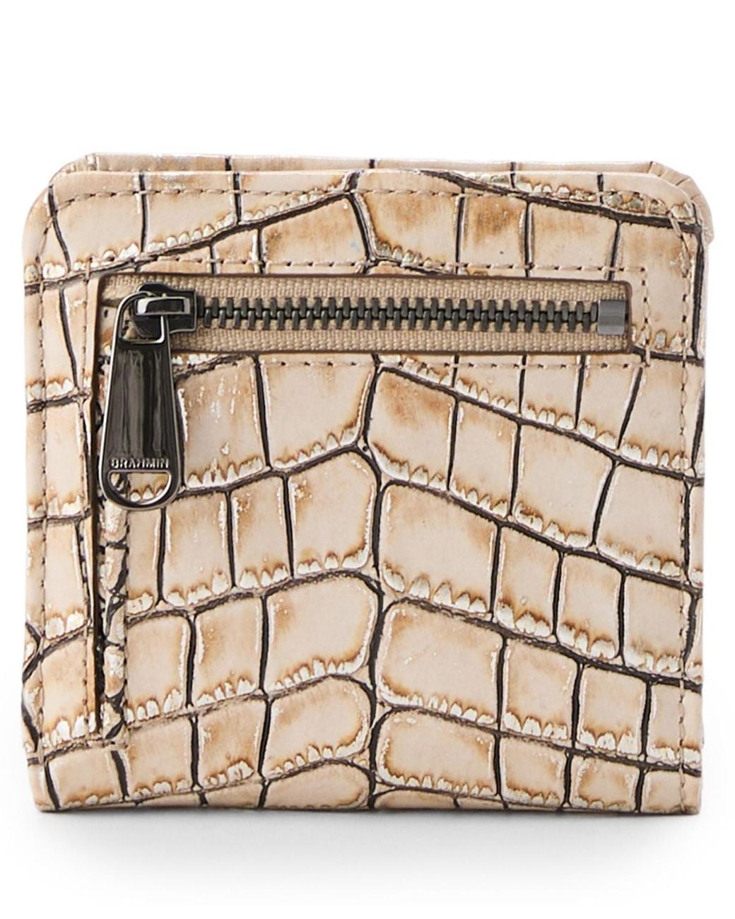 Brahmin Natural Jane Leather Shale Wallet