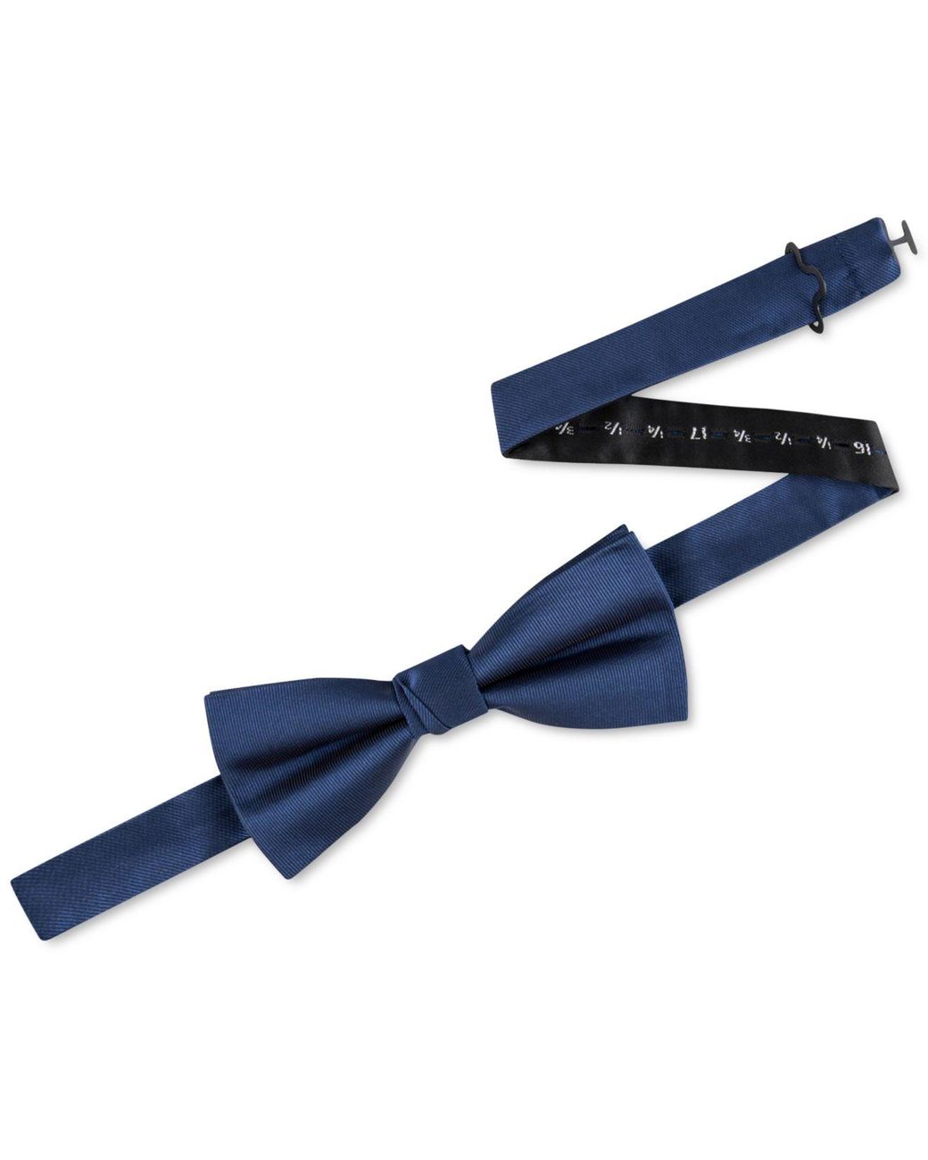Calvin Klein Unison Solid Pre-tied Bow Tie in Blue for Men | Lyst