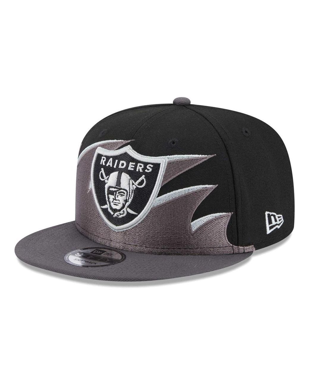 Las Vegas Raiders New Era Pinstripe City Arch 9FIFTY Snapback Hat