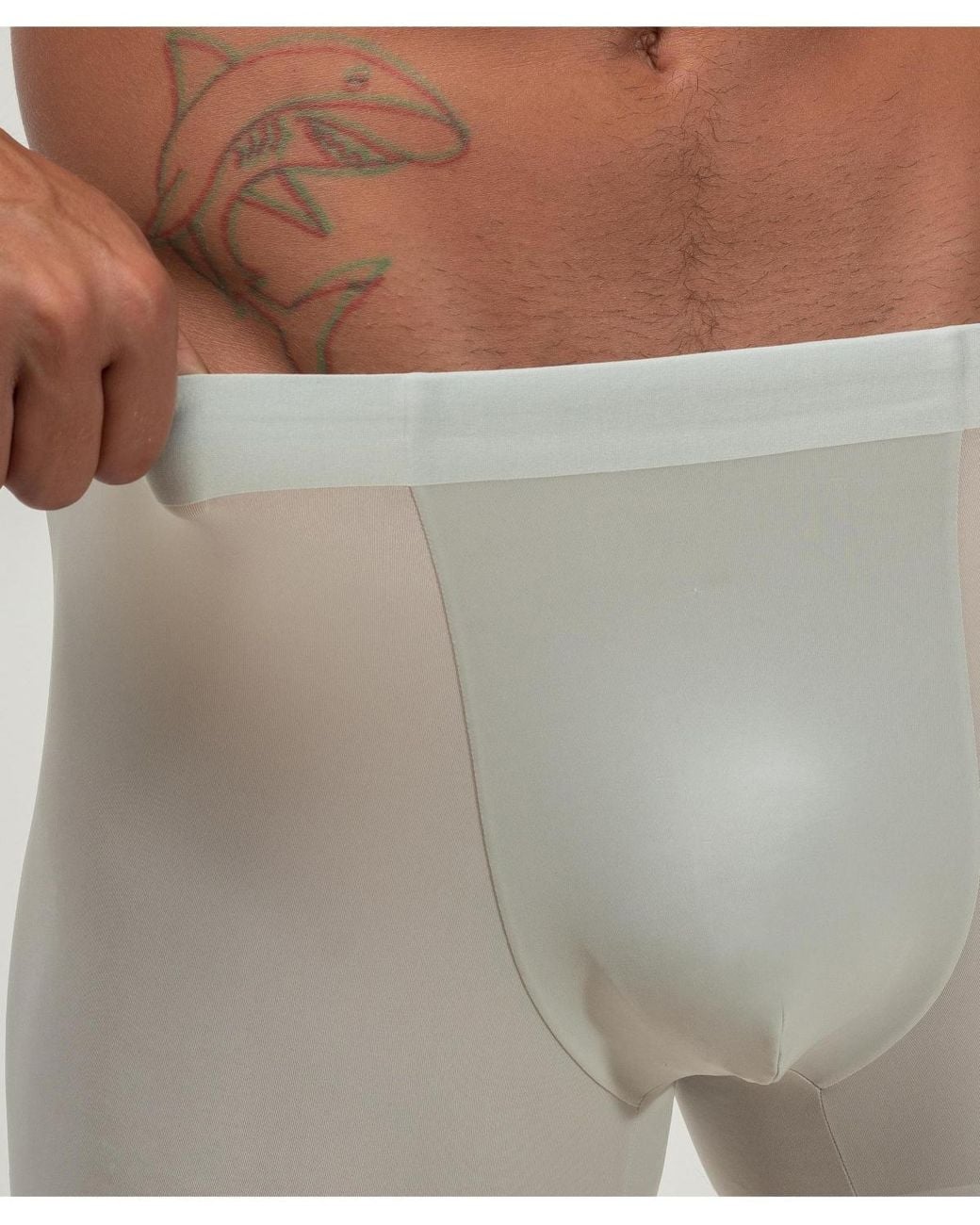 Rounderbum Gray Zero Tech Trunk for men