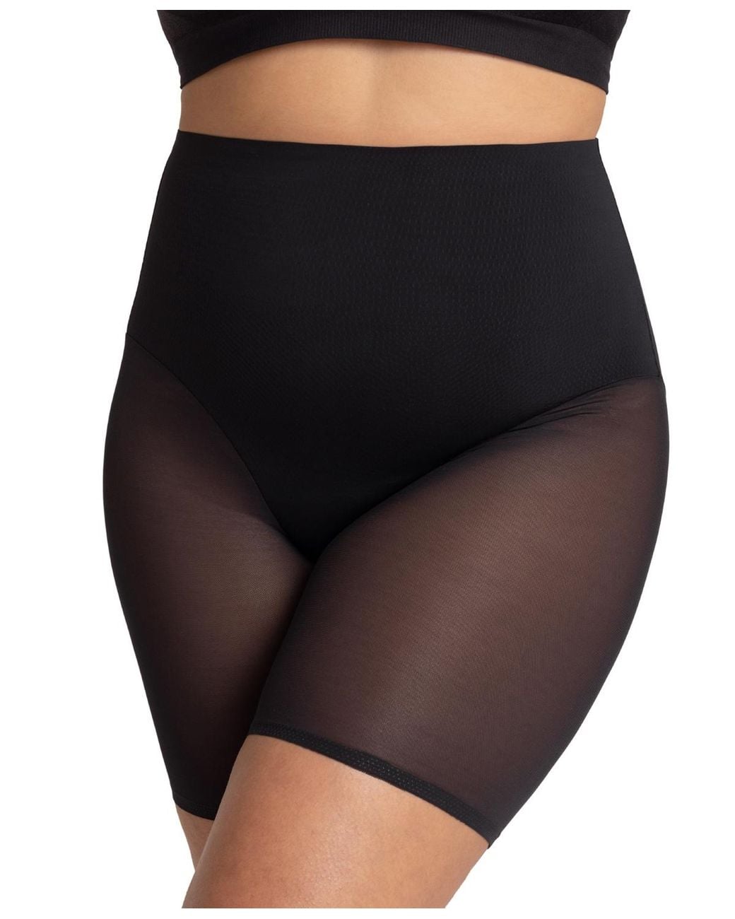 Shapermint Essentials Black Mesh Shaping Shorts 4227376