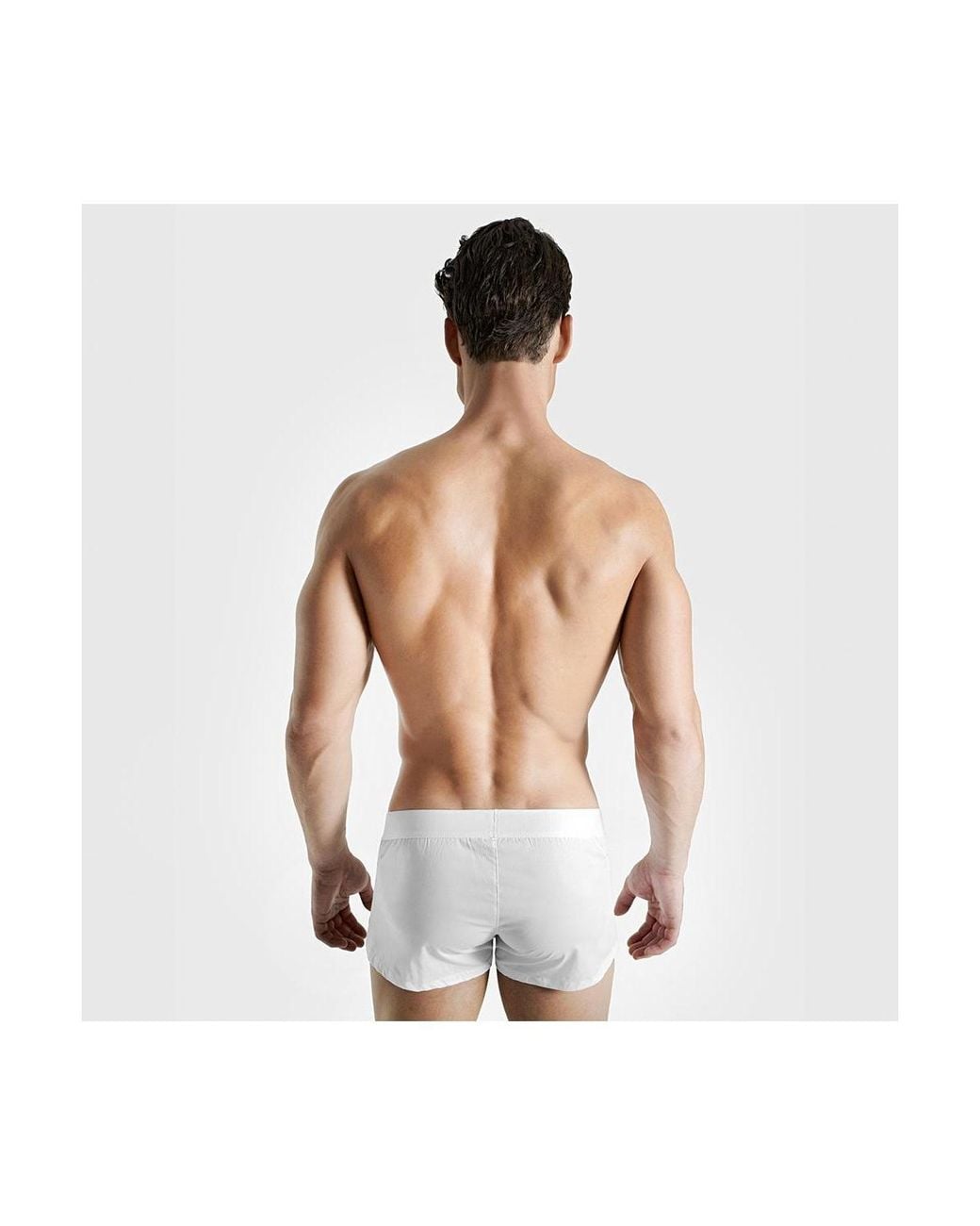 Rounderbum White Basic Lift Boxer for men