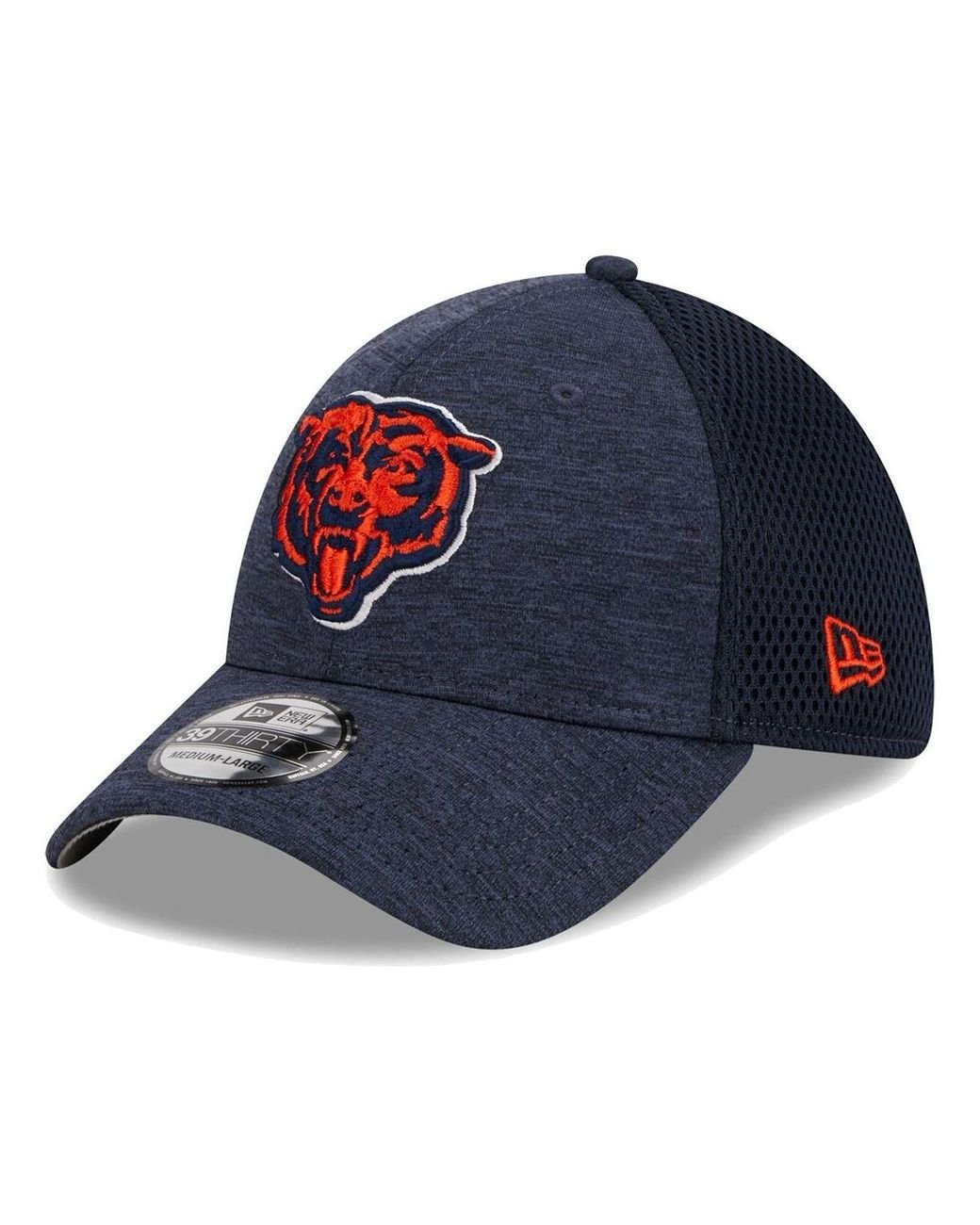 KTZ Navy Chicago Bears 39thirty Flex Hat in Blue for Men