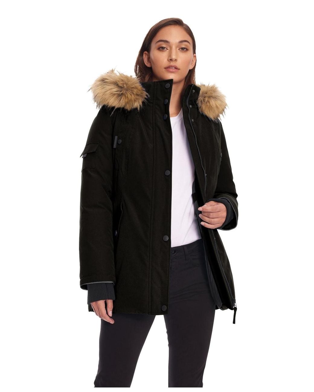 Alpine North Black Glacier | Parka Winter Jacket
