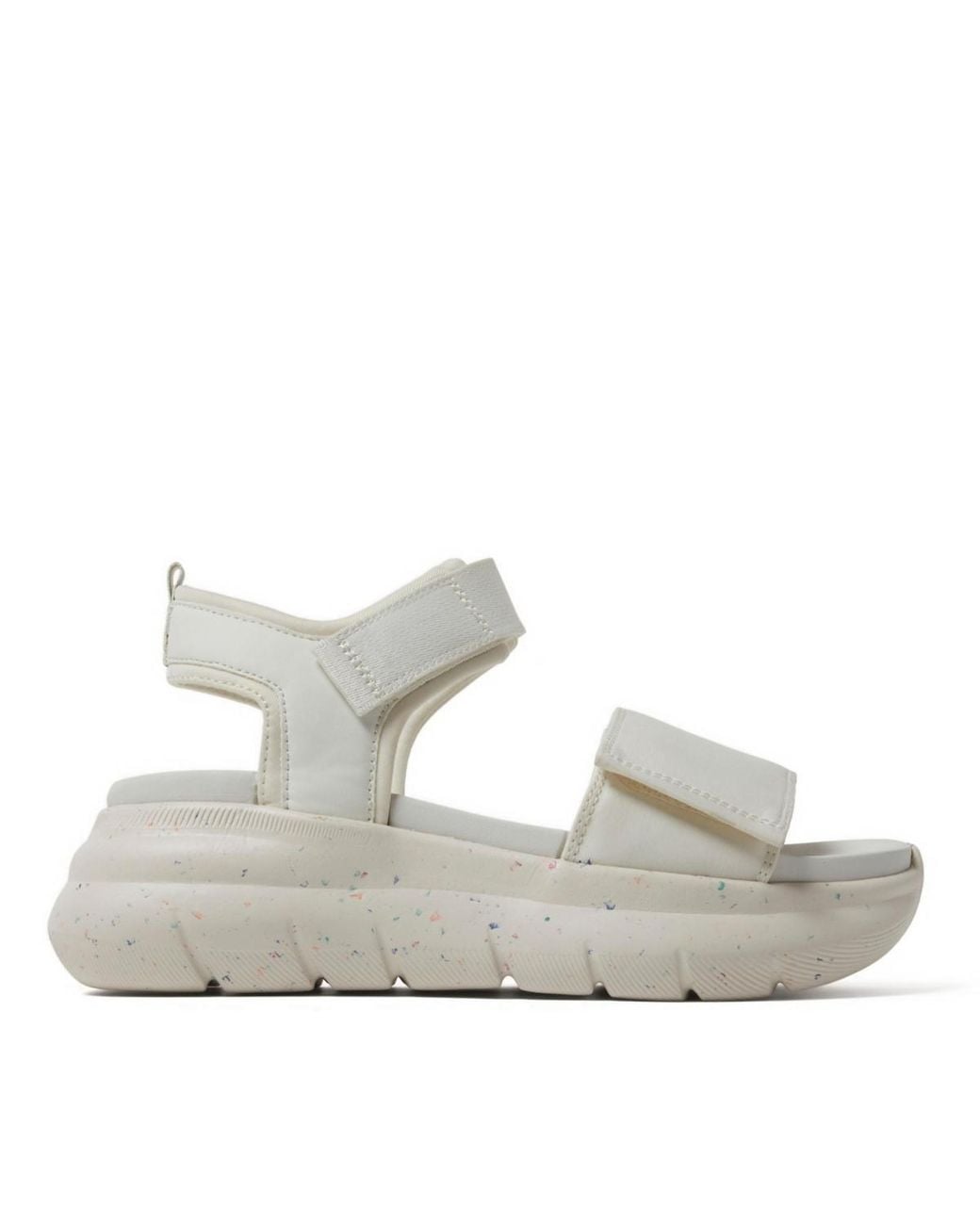 Dearfoams Metallic Odell Platform Sandal