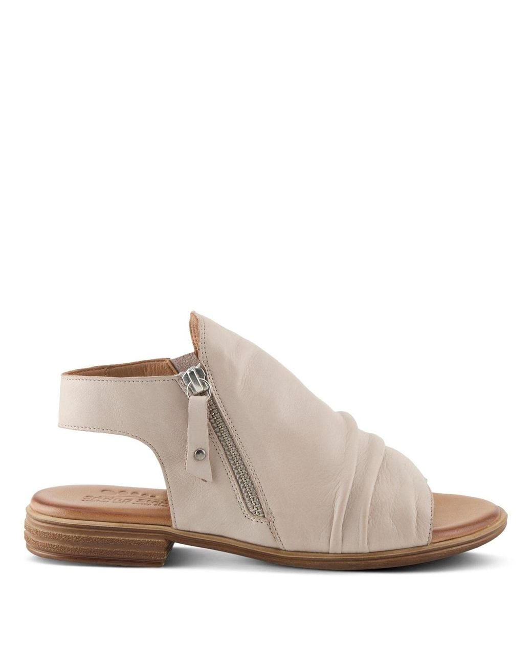 Spring Step Gray Flat Jalaya Sandal