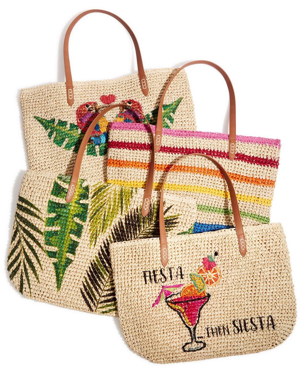 macys straw handbags