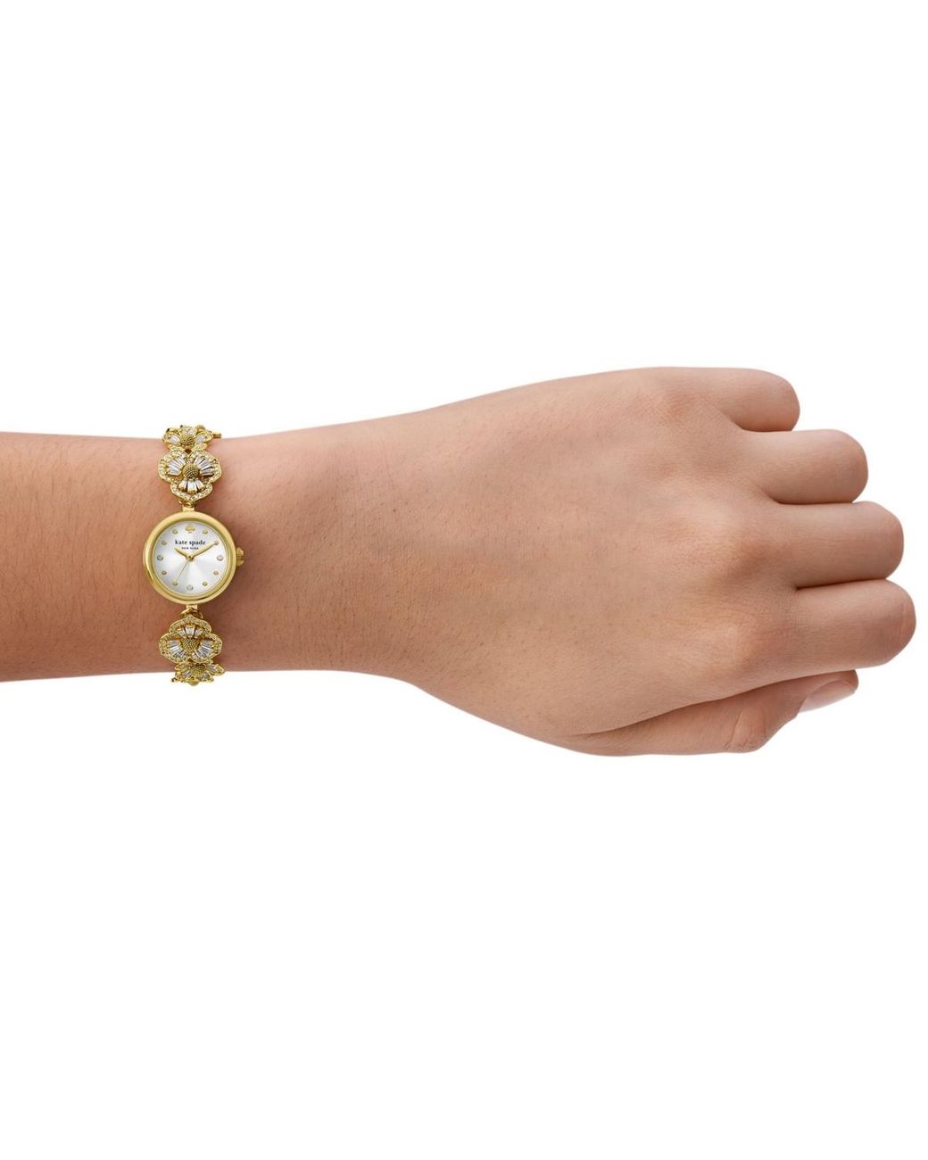 Kate Spade Metallic Monroe Three Hand -tone Stainless Steel Watch 20mm