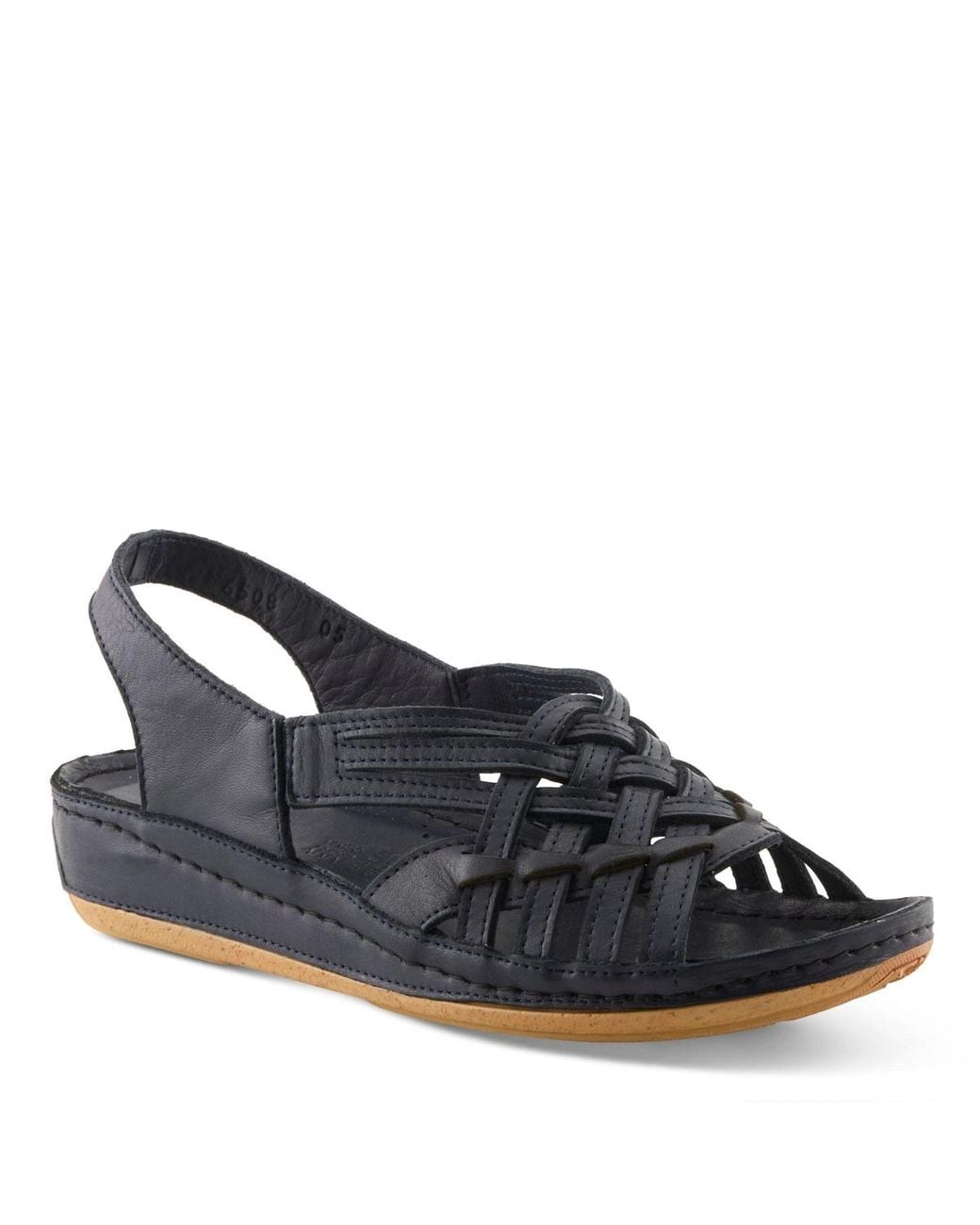 Spring Step Blue Choi Wedge Sandal