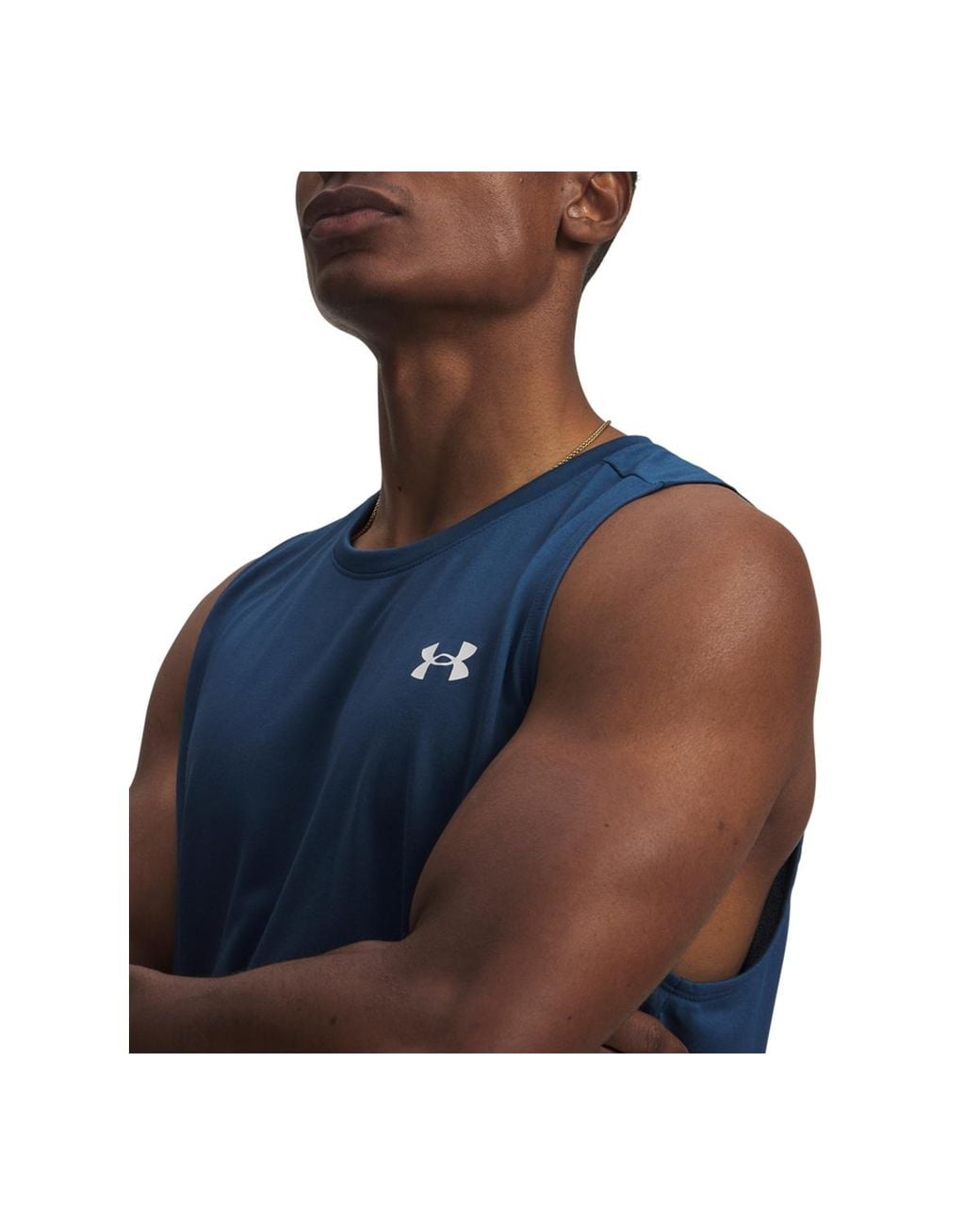 Under Armour Blue Ua Tech Performance Tank for men