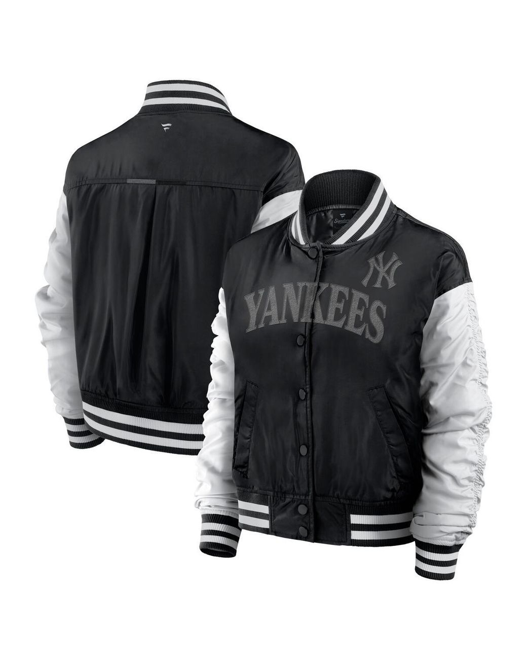 Fanatics Black New York Yankees Elements Wave Full-snap Jacket