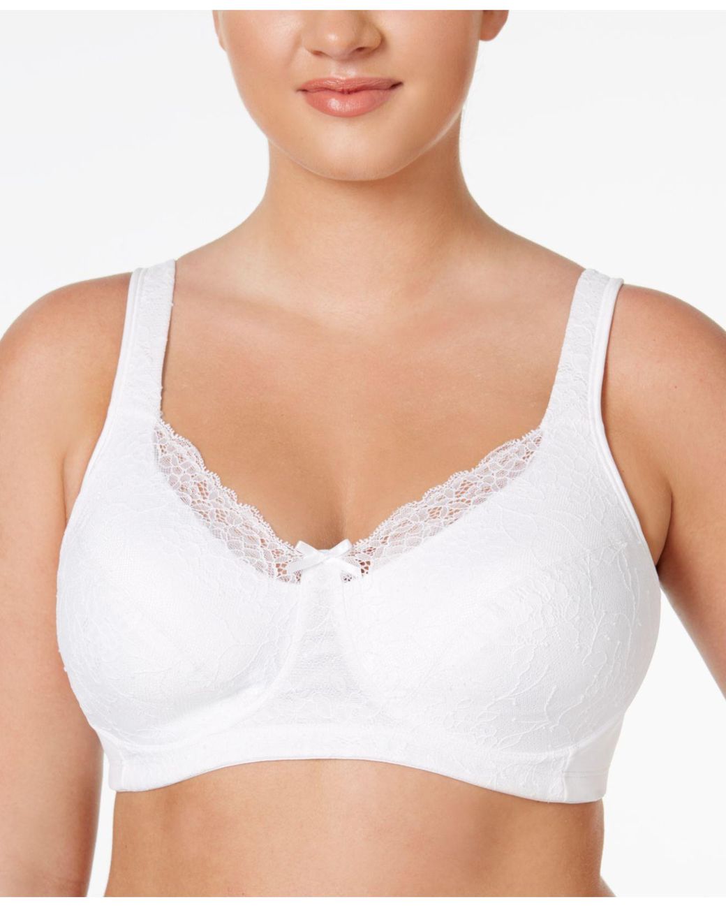 Playtex 18 Hour Post Surgery Perfect Lift Lace Wireless Bra E515, Online  Only in White