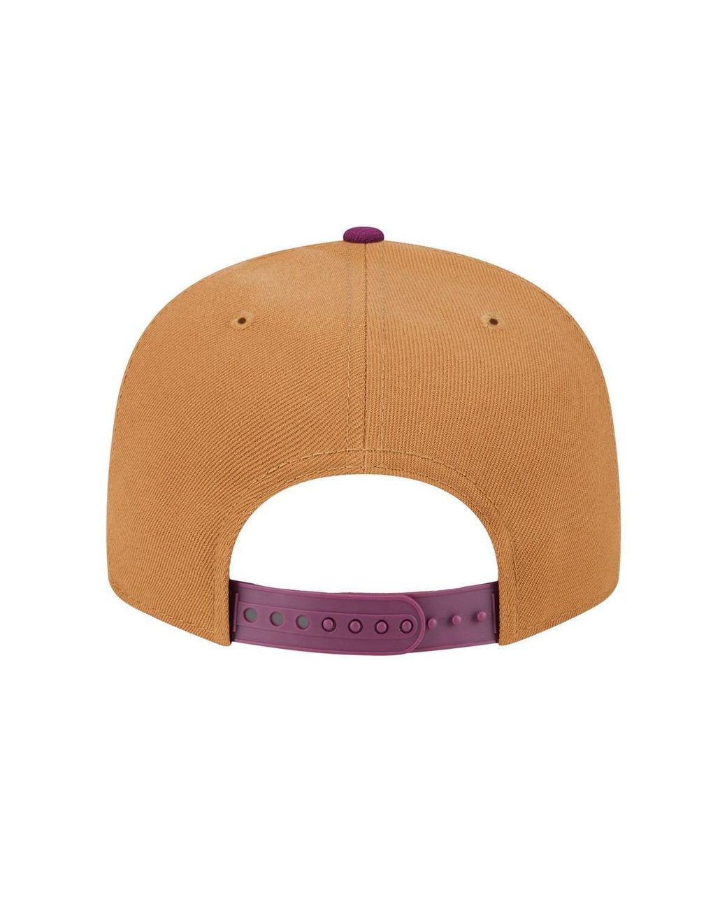 KTZ Brown/purple Atlanta Braves Color Pack Two-tone 9fifty Snapback Hat for men