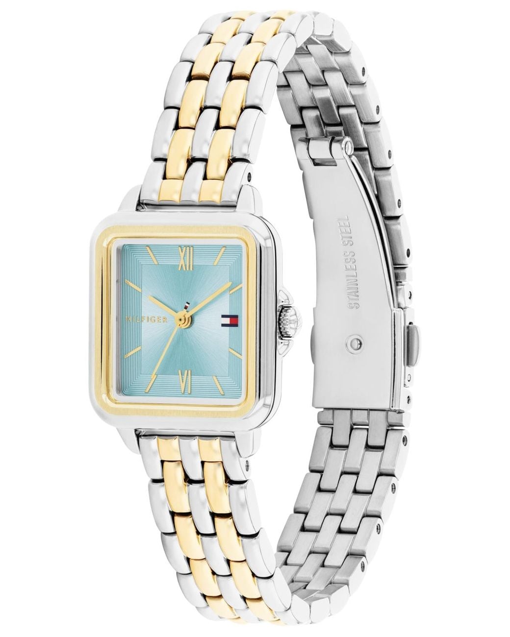 Tommy Hilfiger Blue Quartz Stainless Steel Bracelet Watch