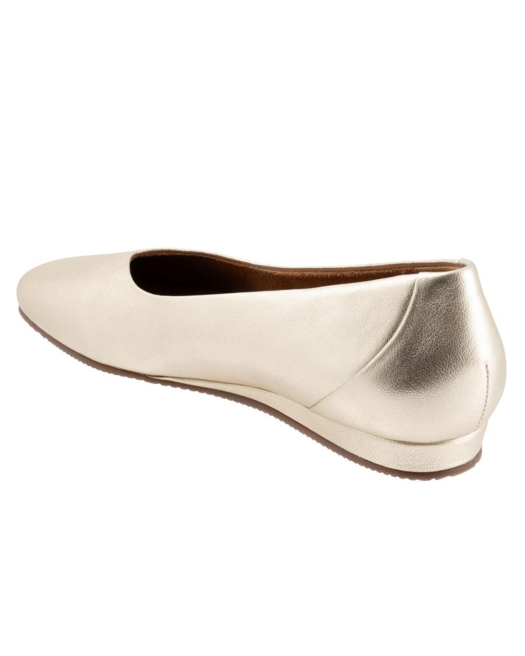 Softwalk® White Vellore Flat