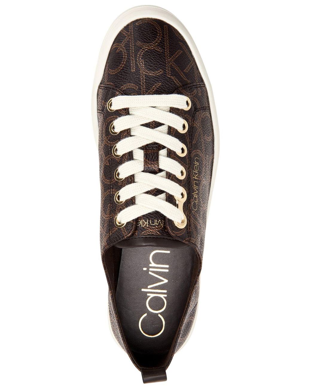 Calvin Klein Michaela Sneakers in Brown | Lyst