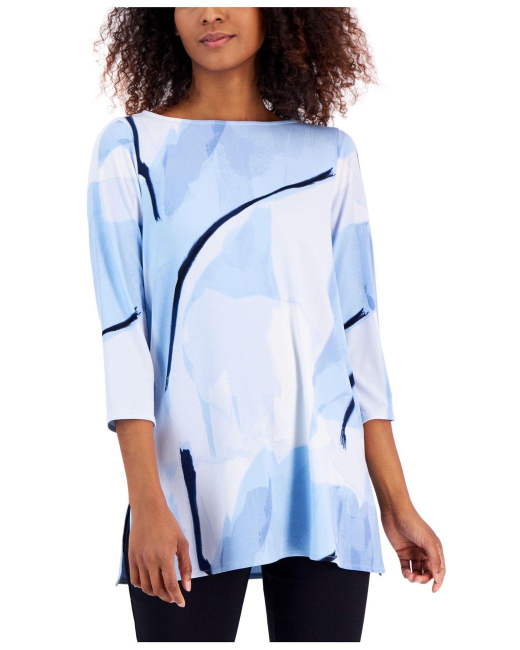 Alfani Petite Scoop Neck Sleeveless Dress, Created for Macy's