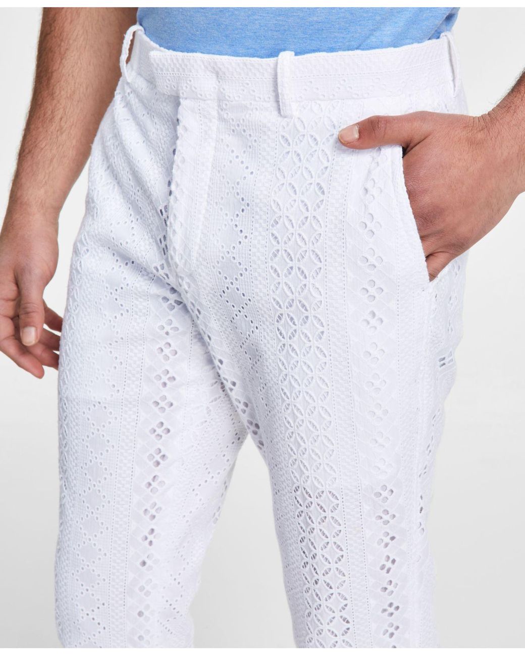 Macy's white cheap pants