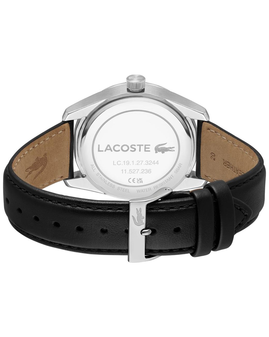 Lacoste Green Boston Leather Strap Watch for men