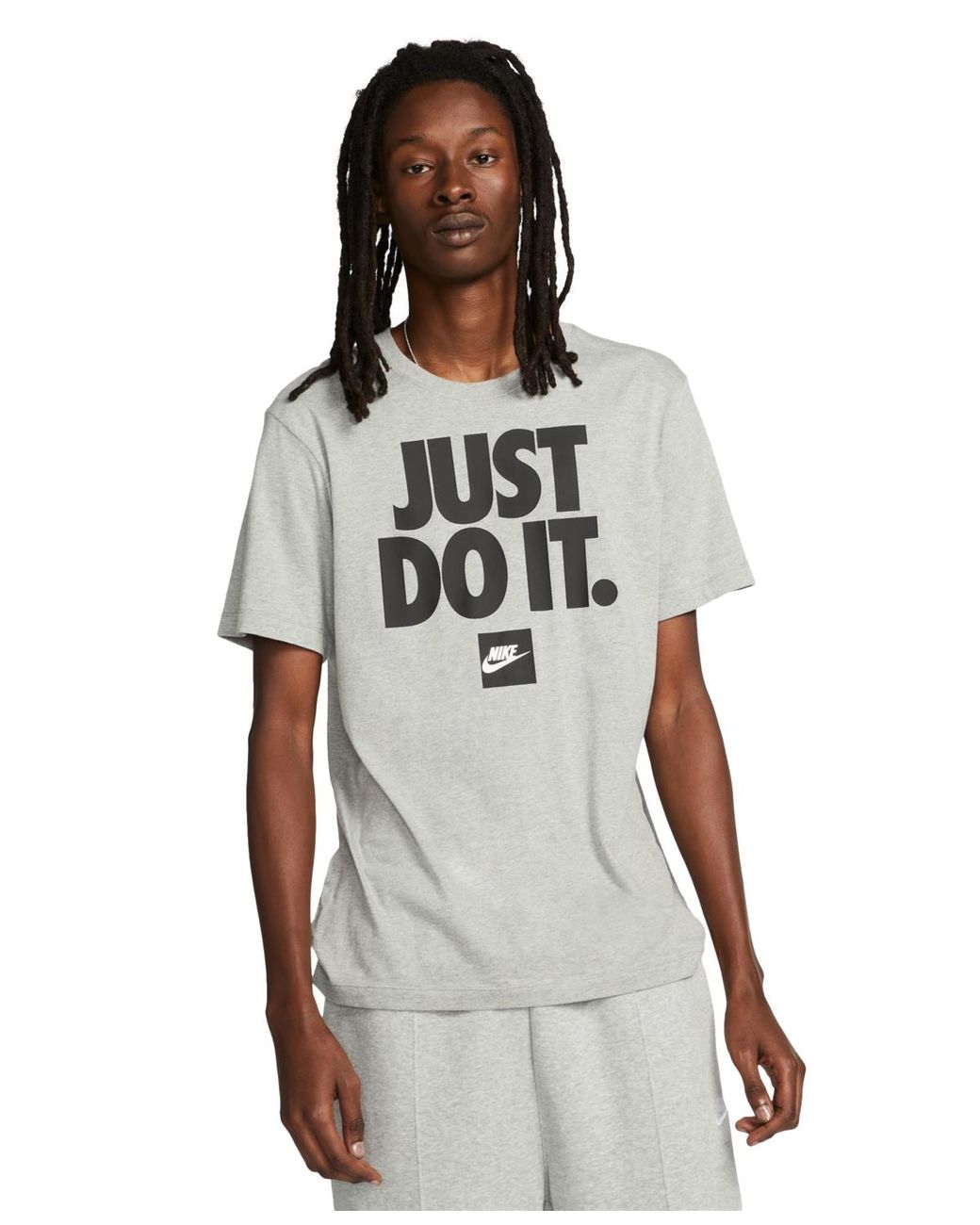 Nike Sportswear Relaxed-fit Just Do It Logo Graphic T-shirt in White for  Men | Lyst