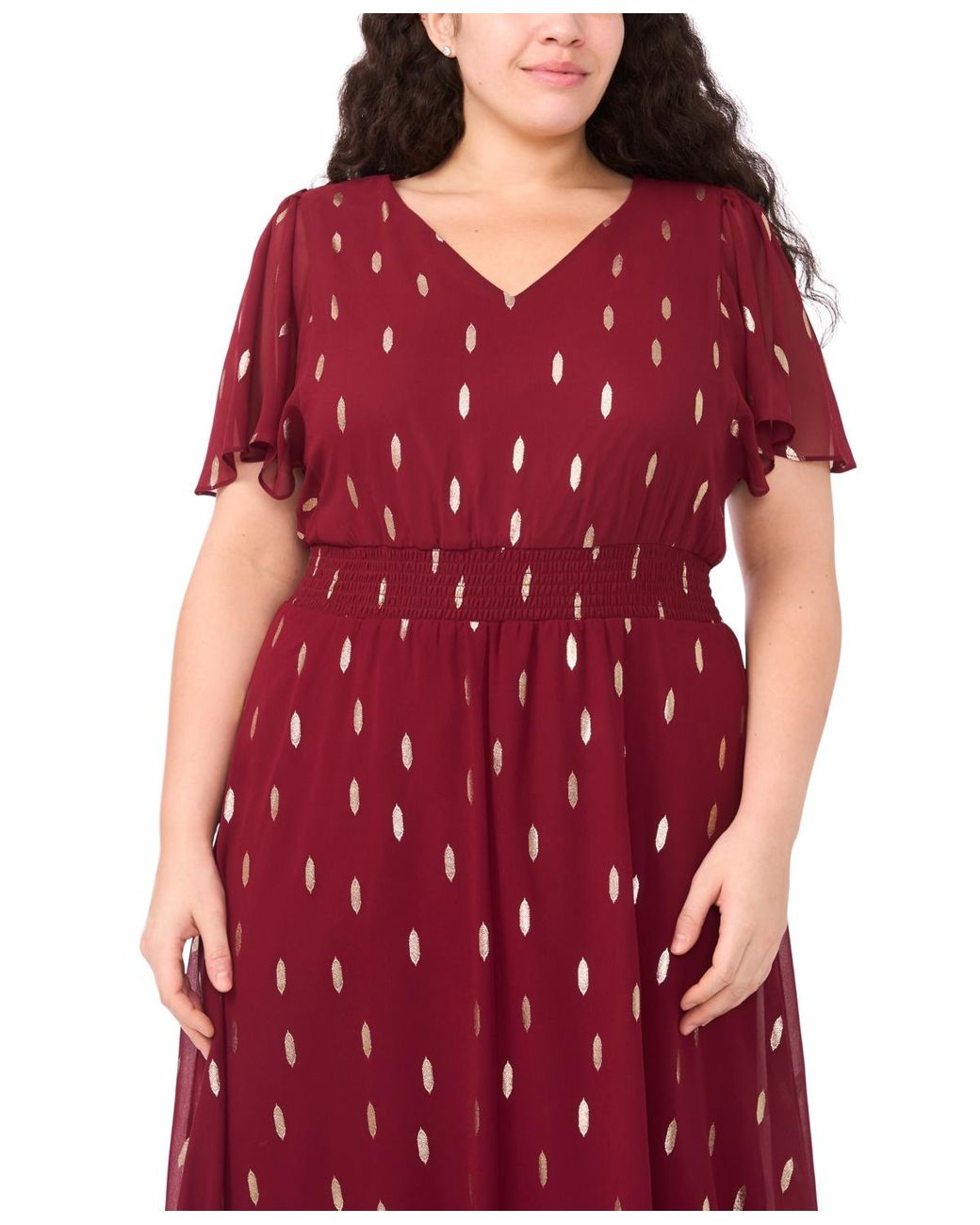 chinese dress ladies MSK Round-Neck Sleeveless Side-Slit Maxi Dress MSRP $59 – DGFOutlet main image 0