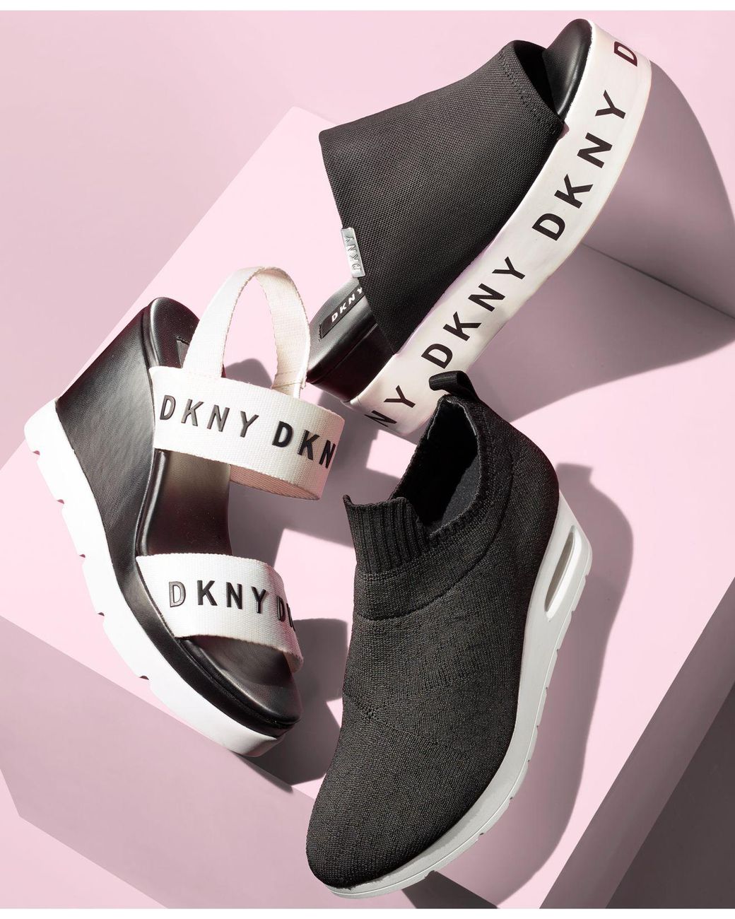 DKNY Synthetic Angie Slip-on Sneakers 