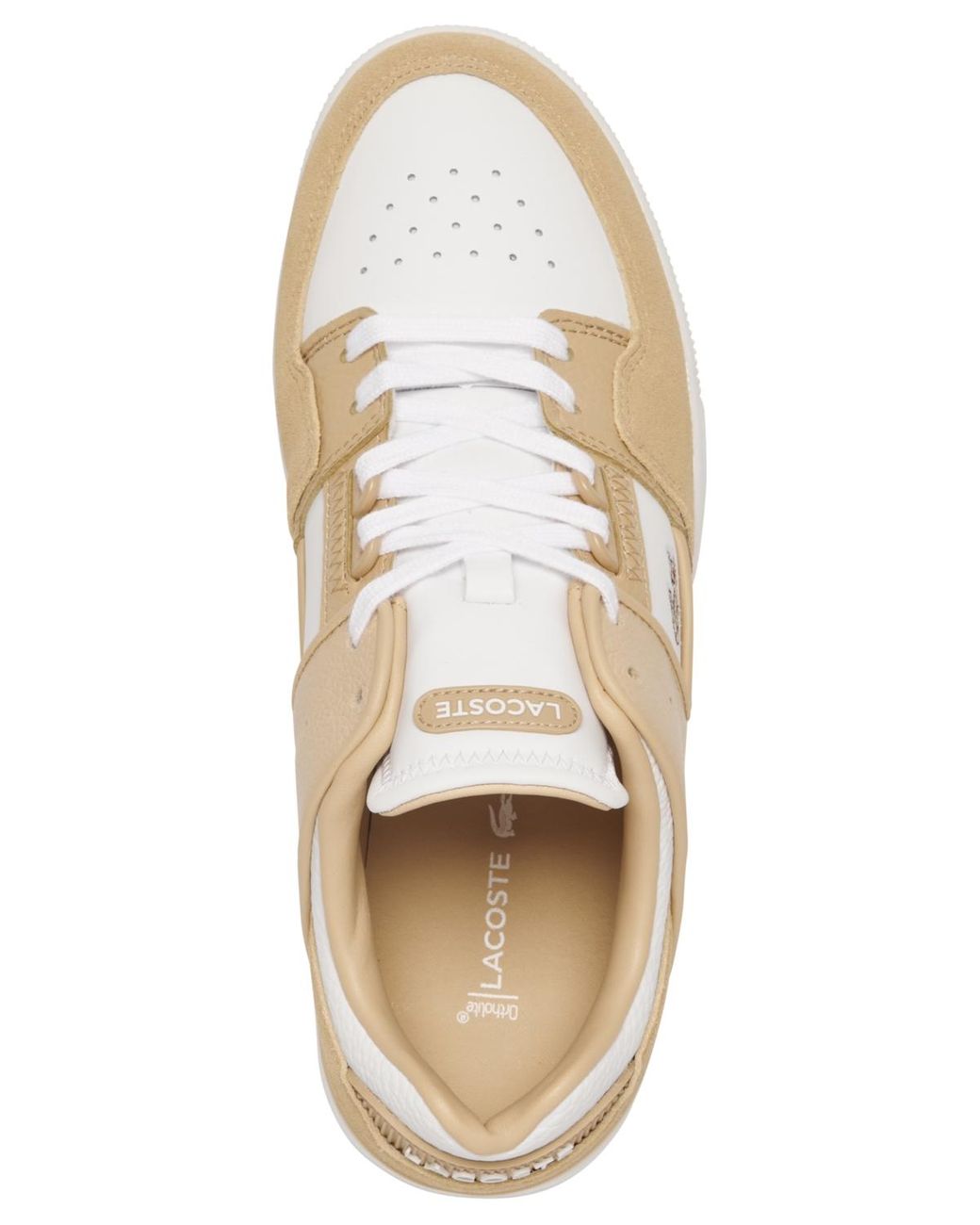 Lacoste Court Cage Leather Casual Sneakers From Finish Line in White Lyst