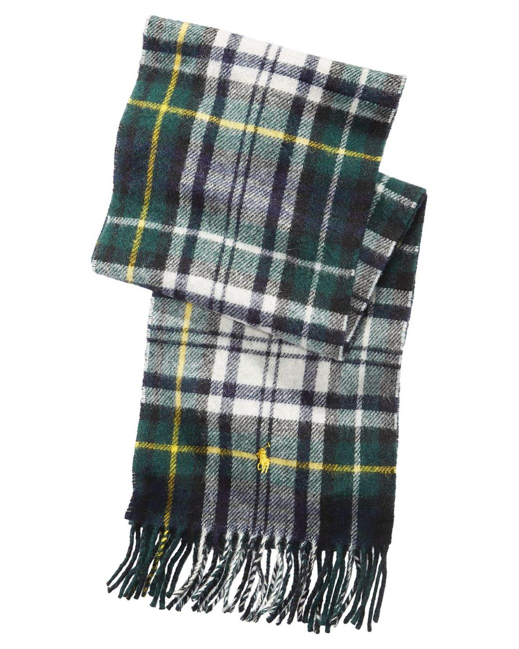 Polo Ralph Lauren Wool Scottish Tartans Scarf in Green for Men Lyst