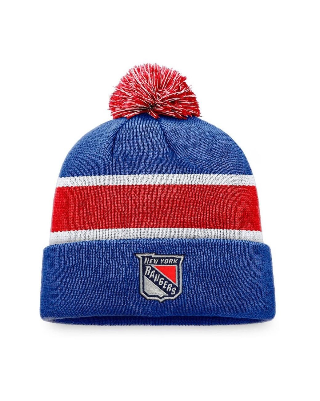 Fanatics Branded Royal New York Rangers Special Edition 2.0 Cuffed Knit