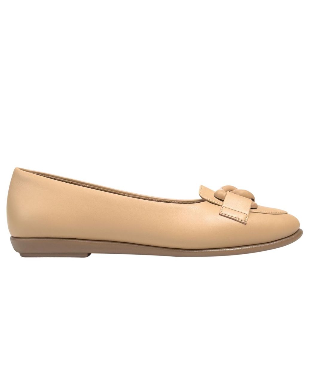 Bells Flats Java Flats Aerosoles Bell Slip-on Ballet Flats in Natural | Lyst