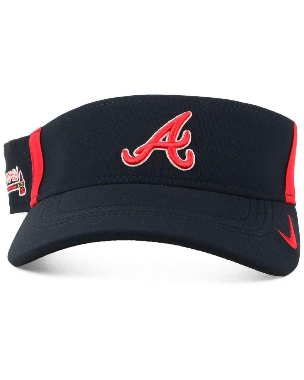 atlanta braves nike visor