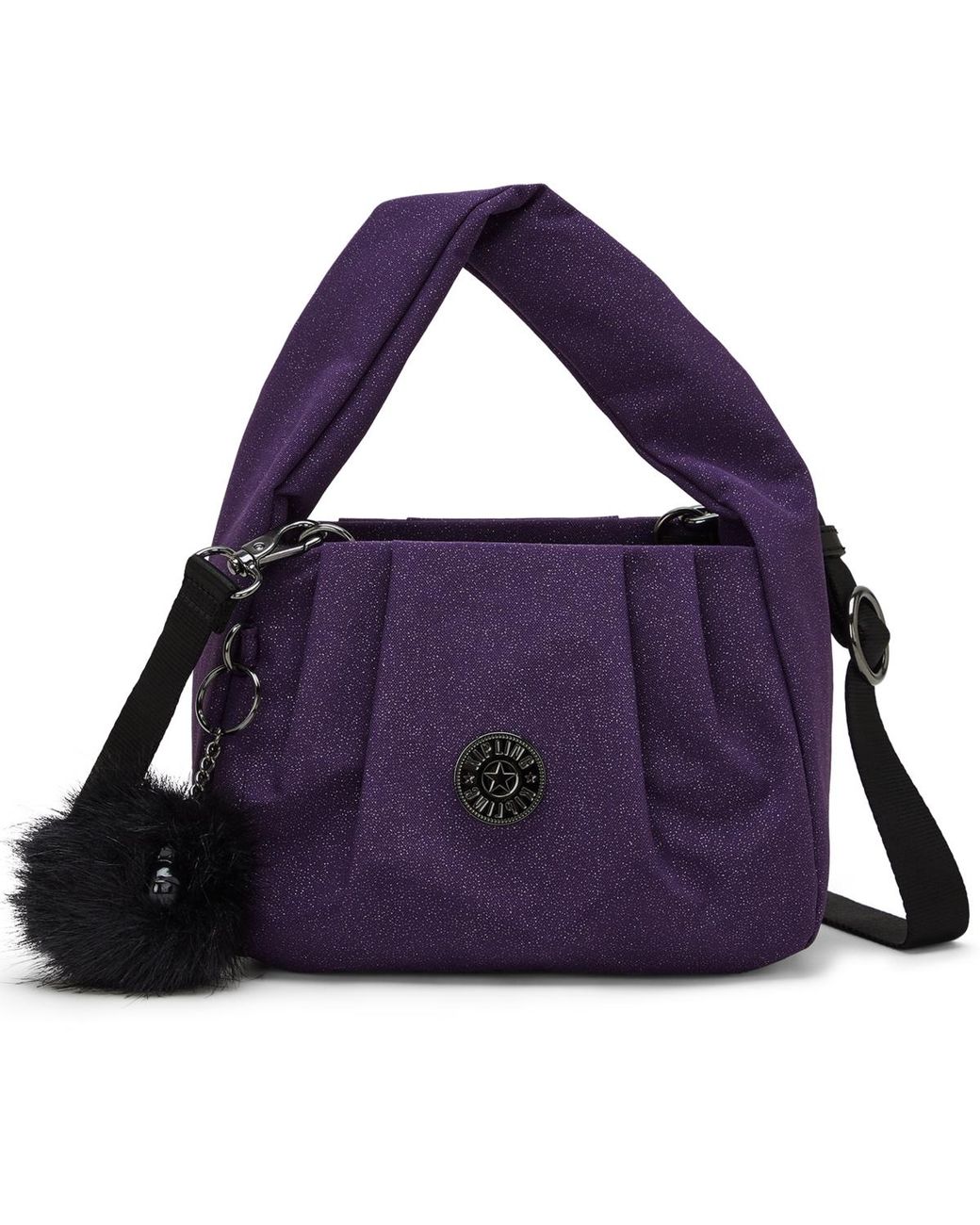 Kipling Cuti Small Pleated Crossbody Handbag in Purple | Lyst