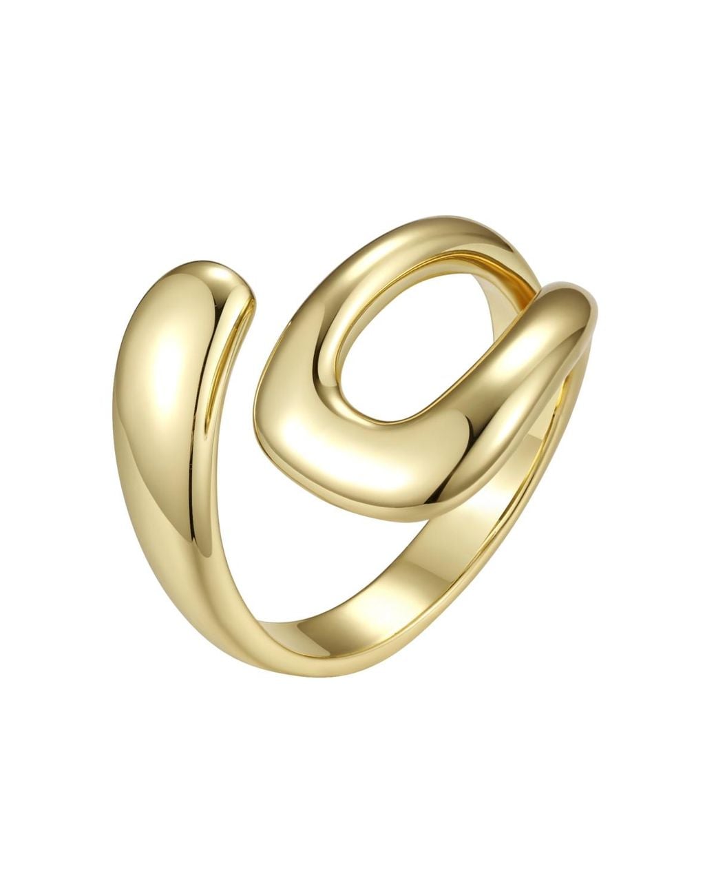 Macy's Metallic Plated Bypass Statement Ring