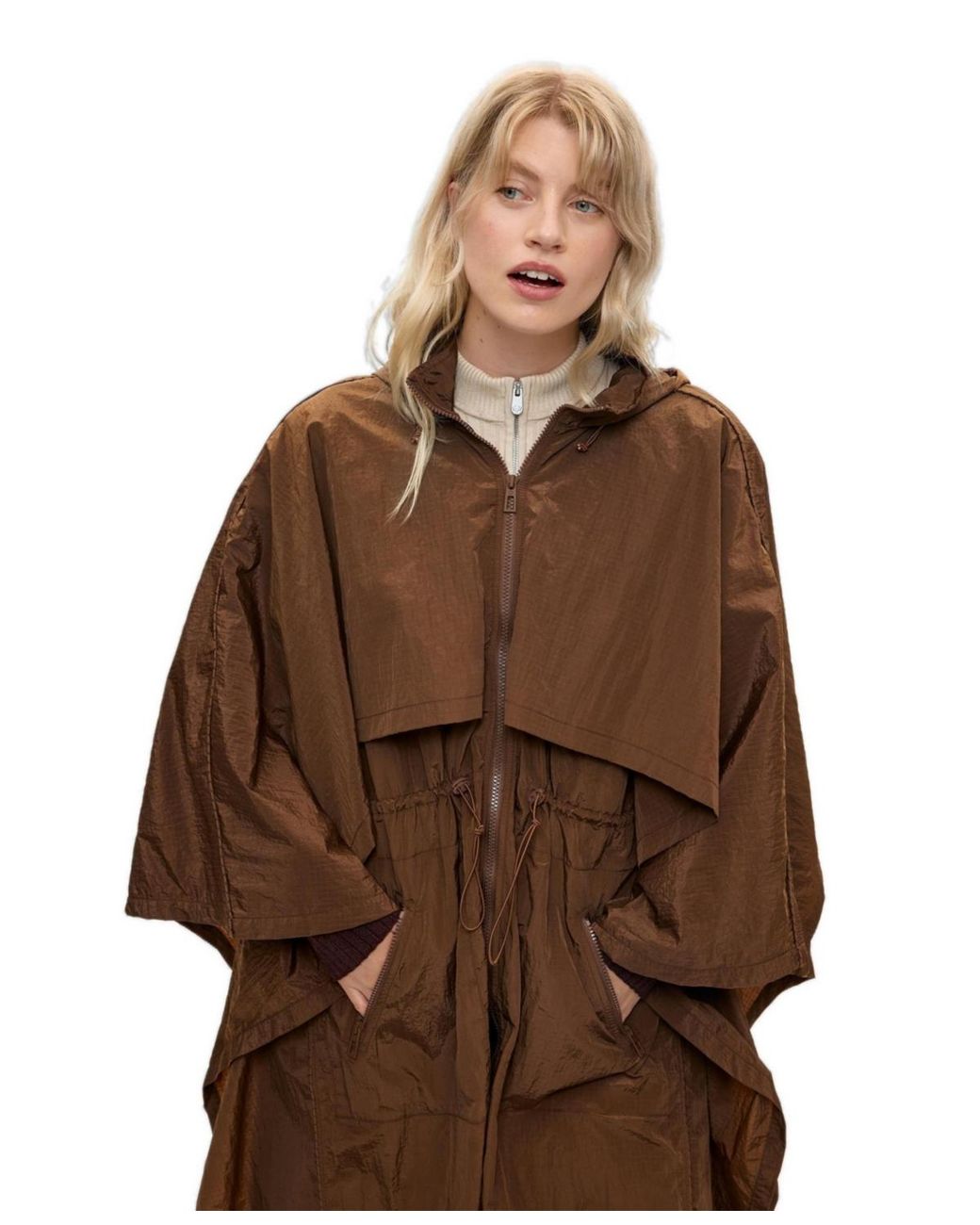Desigual Brown Multiposition Scarf