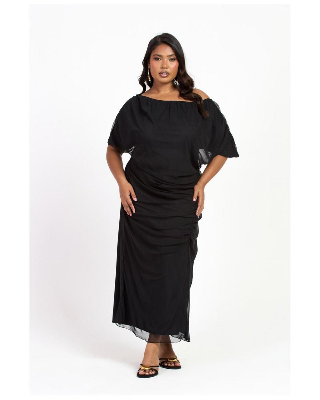 knee length dresses for ladies Julia Mesh Dress Xs