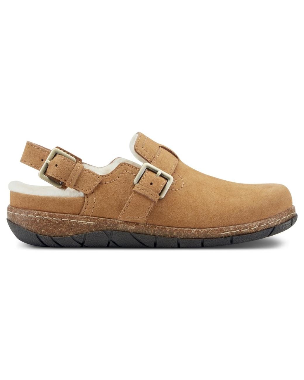 Earth Brown Erena Arch Support Slingback Clogs