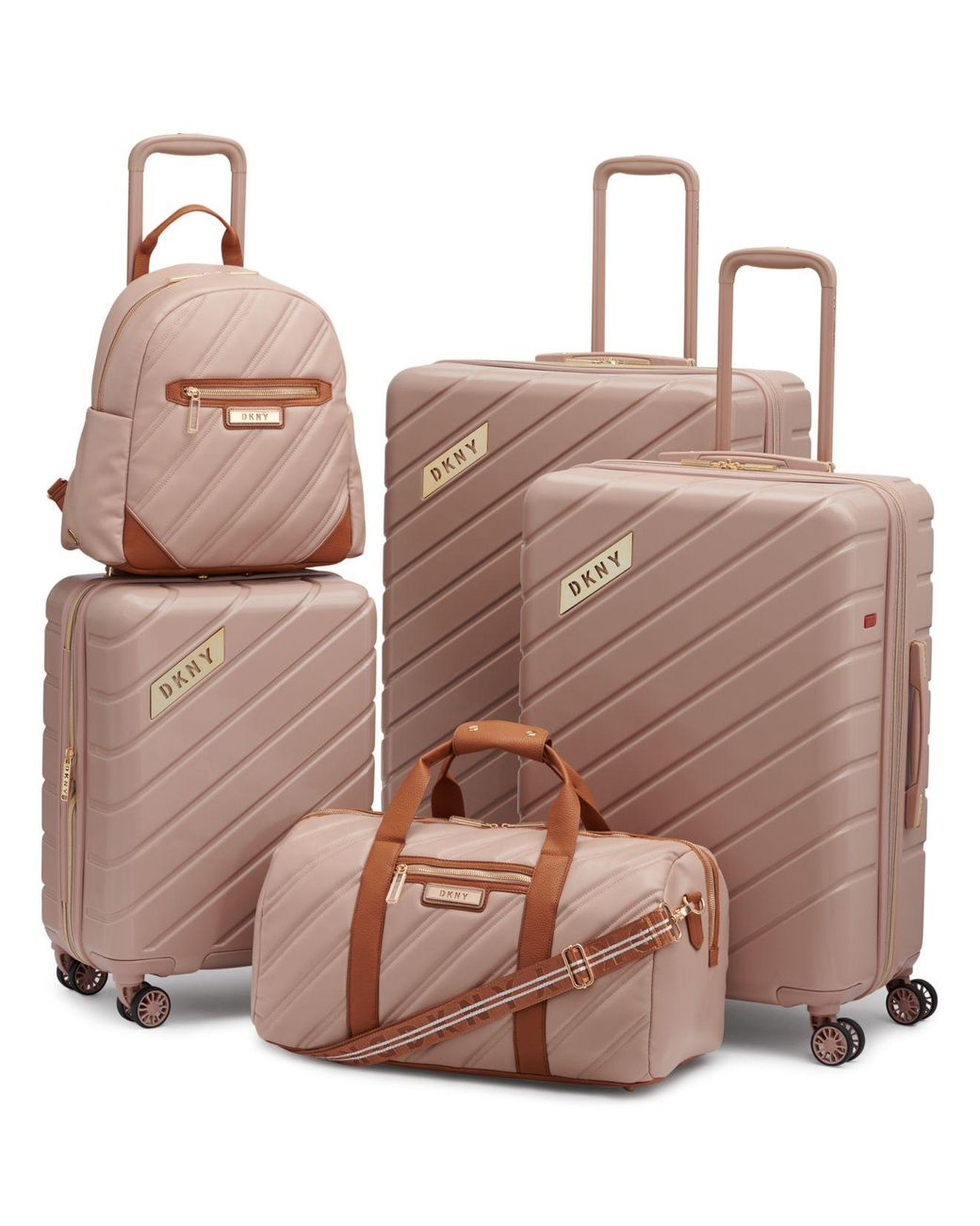 DKNY Bias Luggage Collection in Brown Lyst