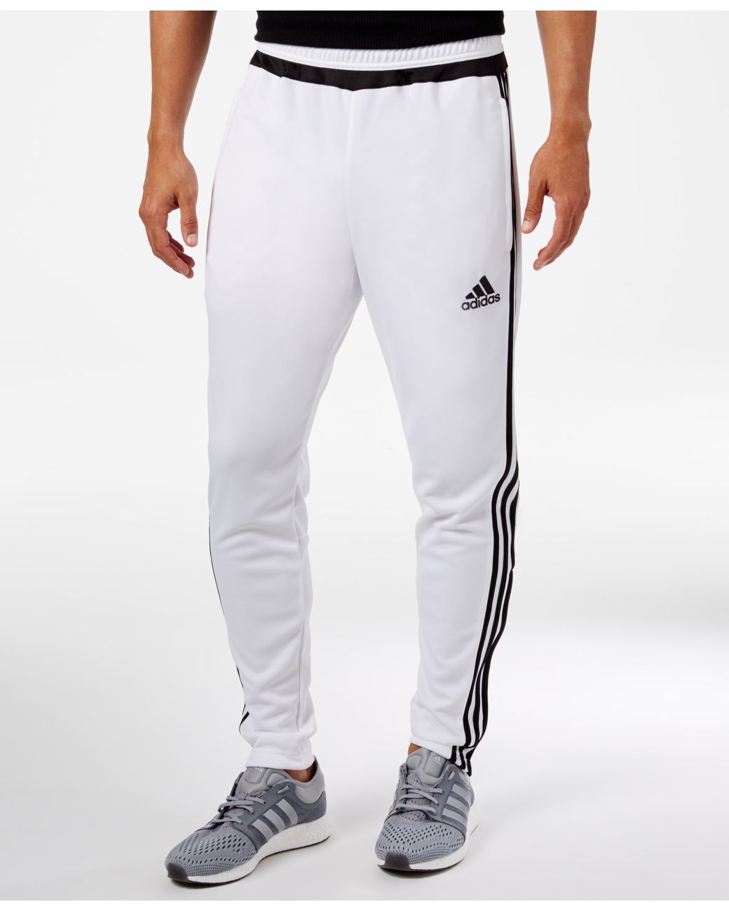 adidas Originals Synthetic Men's Tiro 15 Training Pants in White/Black  (White) for Men | Lyst