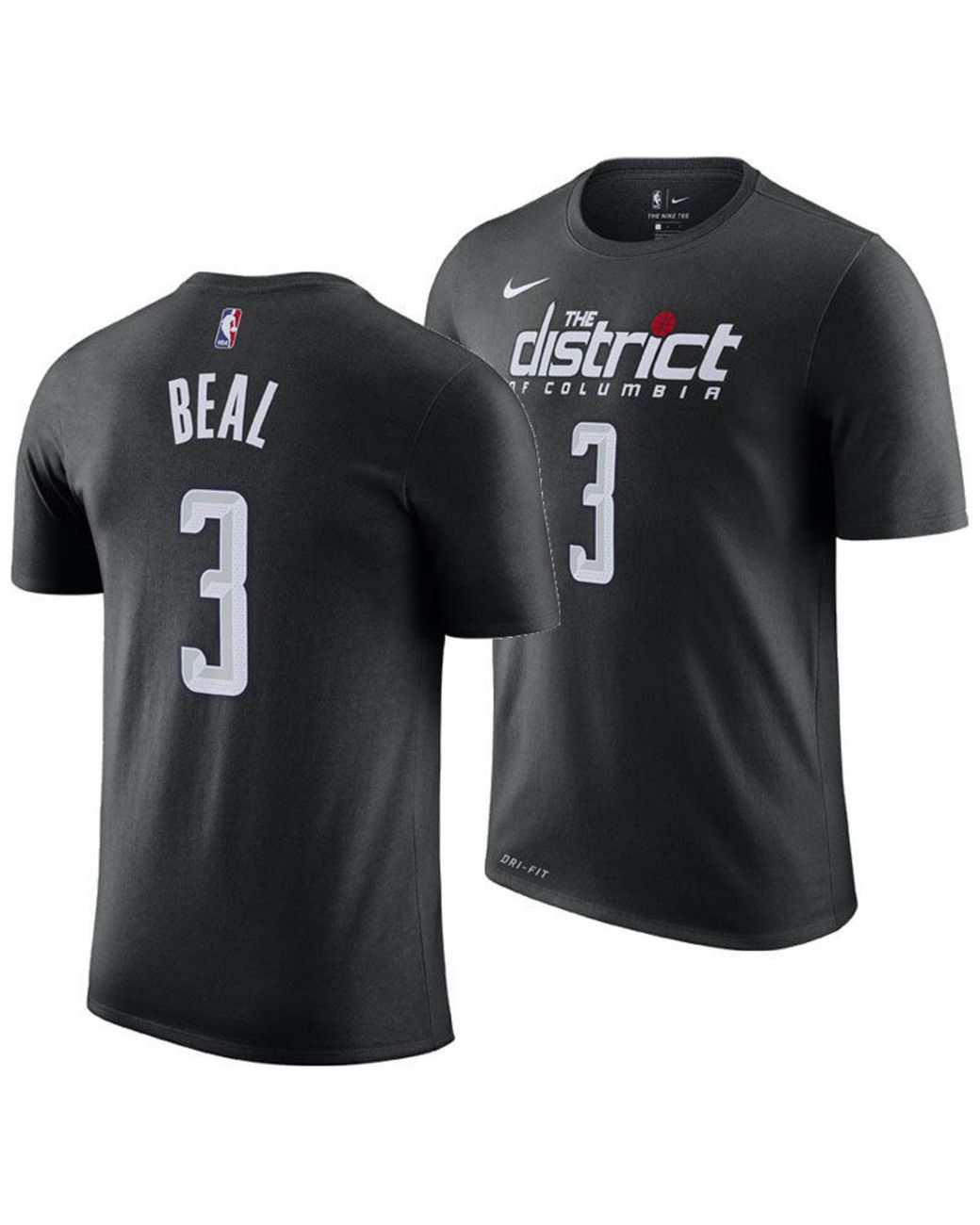 Nike Cotton Bradley Beal Washington Wizards City Player T-shirt 2018 in  Black for Men | Lyst