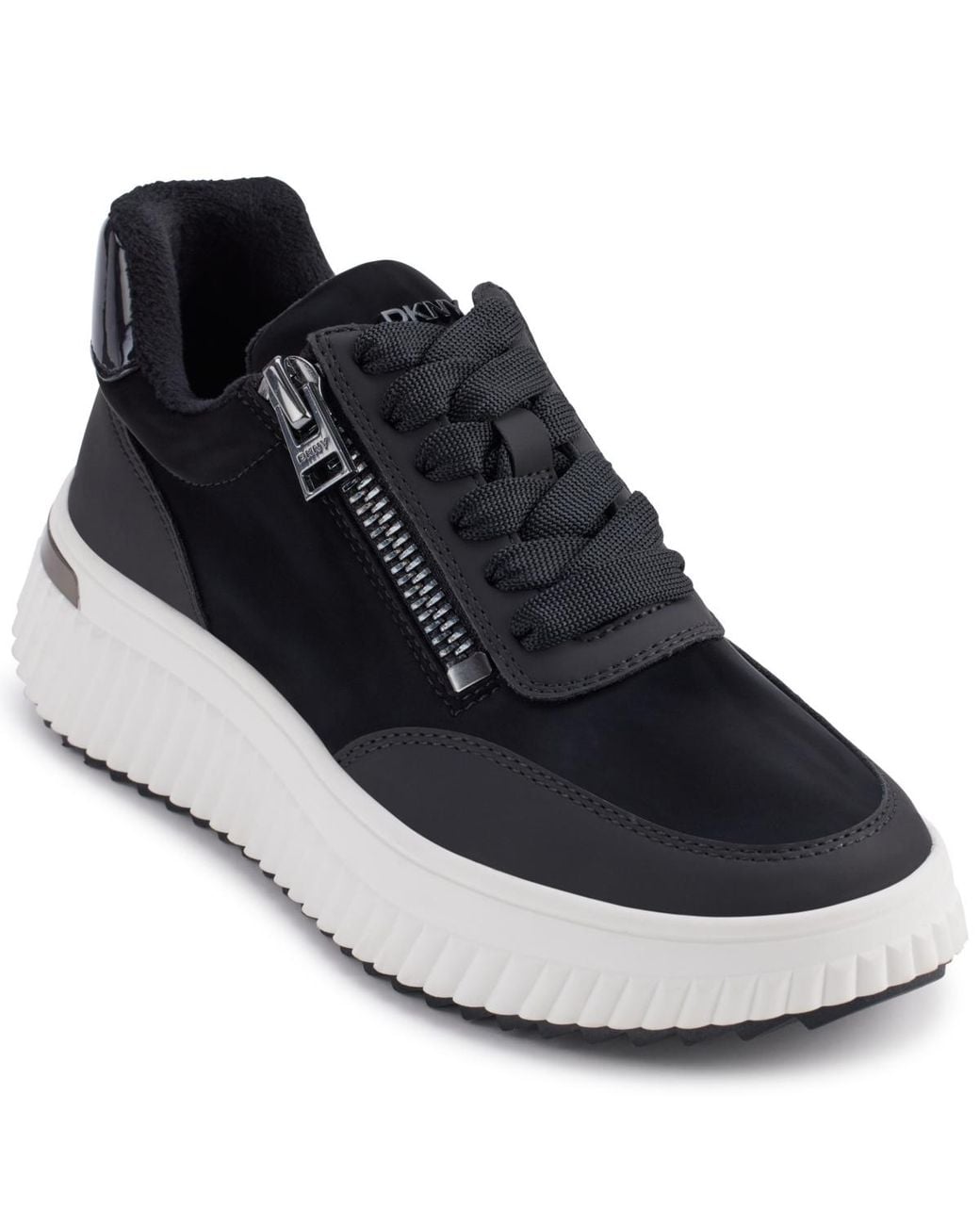 DKNY Blue Laurence Zip Sneakers