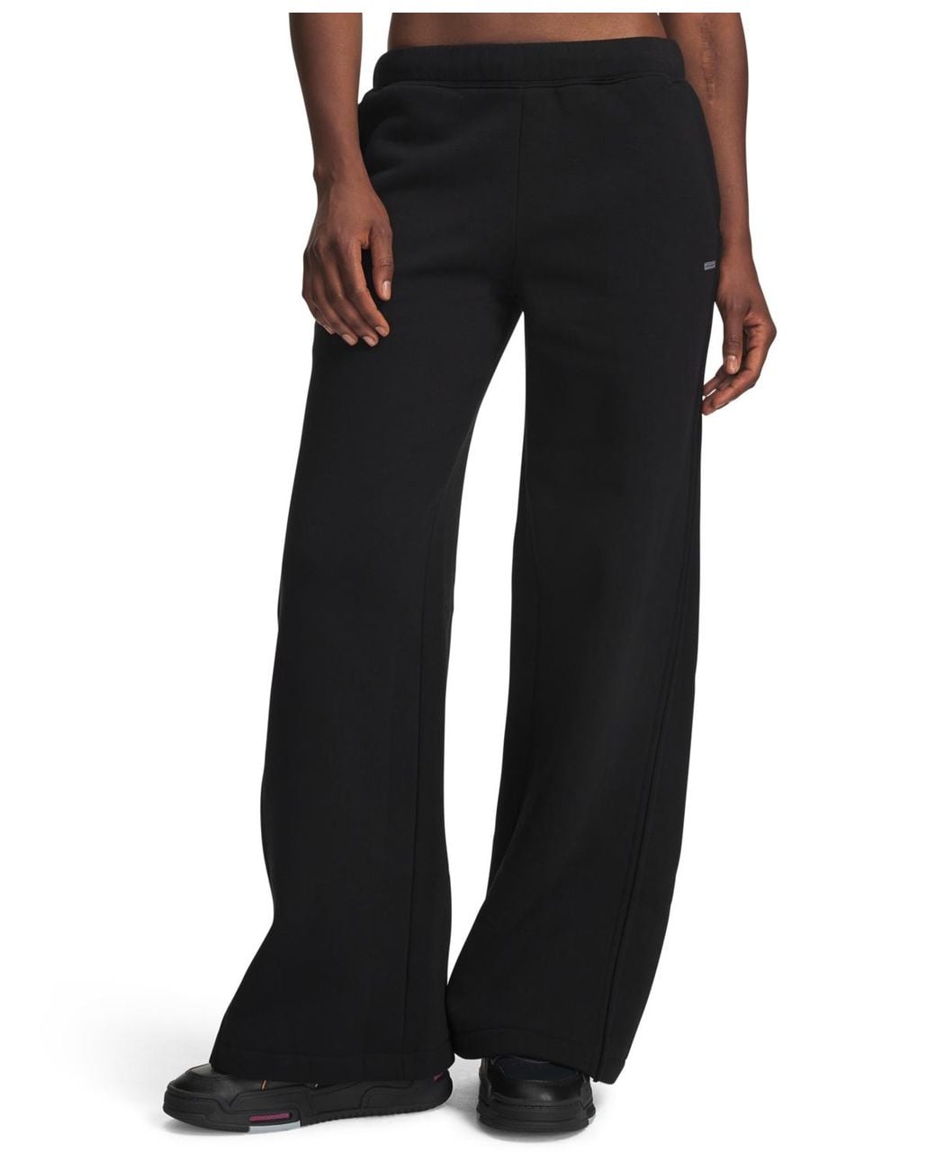 Under Armour Icon Sama Fleece Wide-leg Pants in Black | Lyst