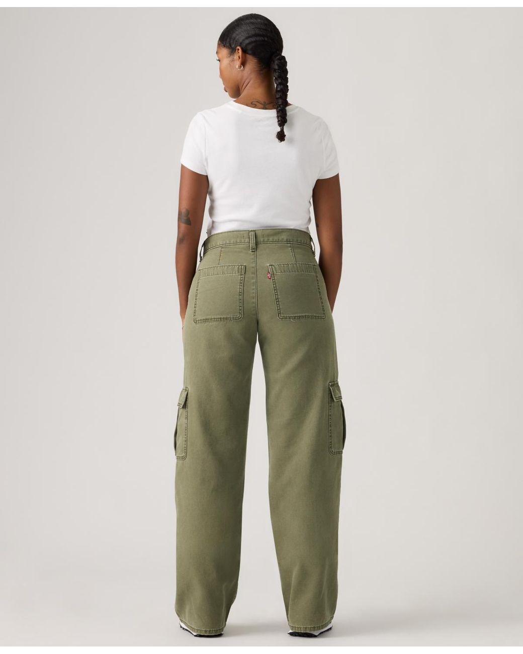 Levi's Natural Superlow Loose Cargo Jeans