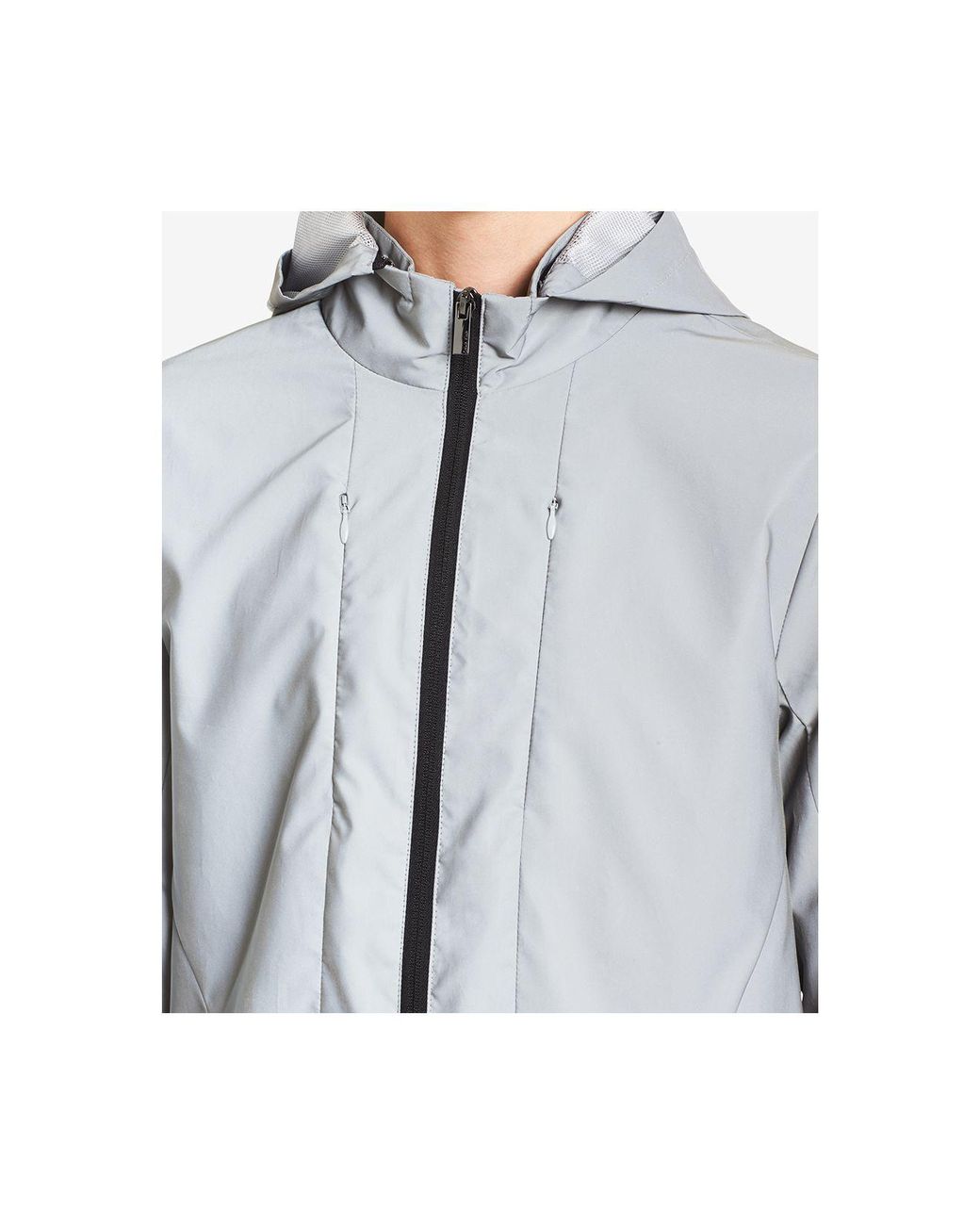 Calvin Klein Synthetic Reflective Jacket in Silver (Metallic) for Men | Lyst